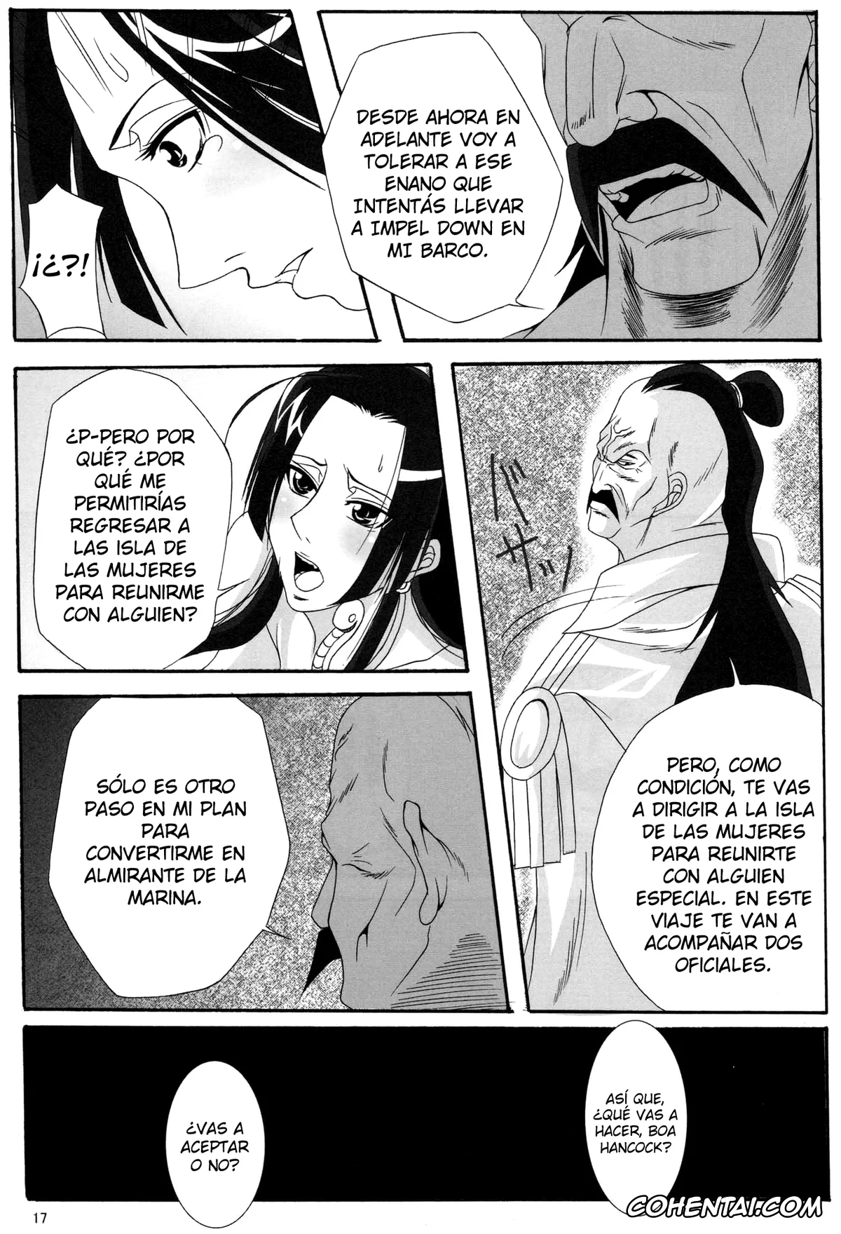 One Piece hentai, Boa Hancock hentai, Momonga hentai, Saint Charloss hentai, Benten Kairaku 11 Hebirei (One Piece), pagina 21