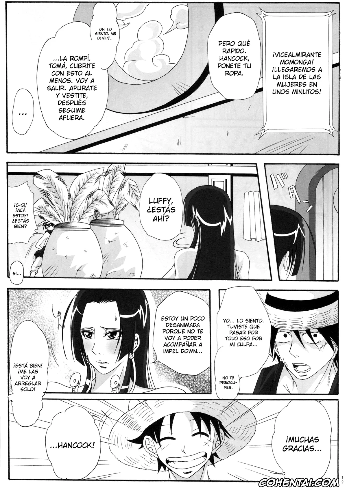 One Piece porno, Boa Hancock porno, Momonga porno, Saint Charloss porno, Benten Kairaku 11 Hebirei (One Piece), pagina 23