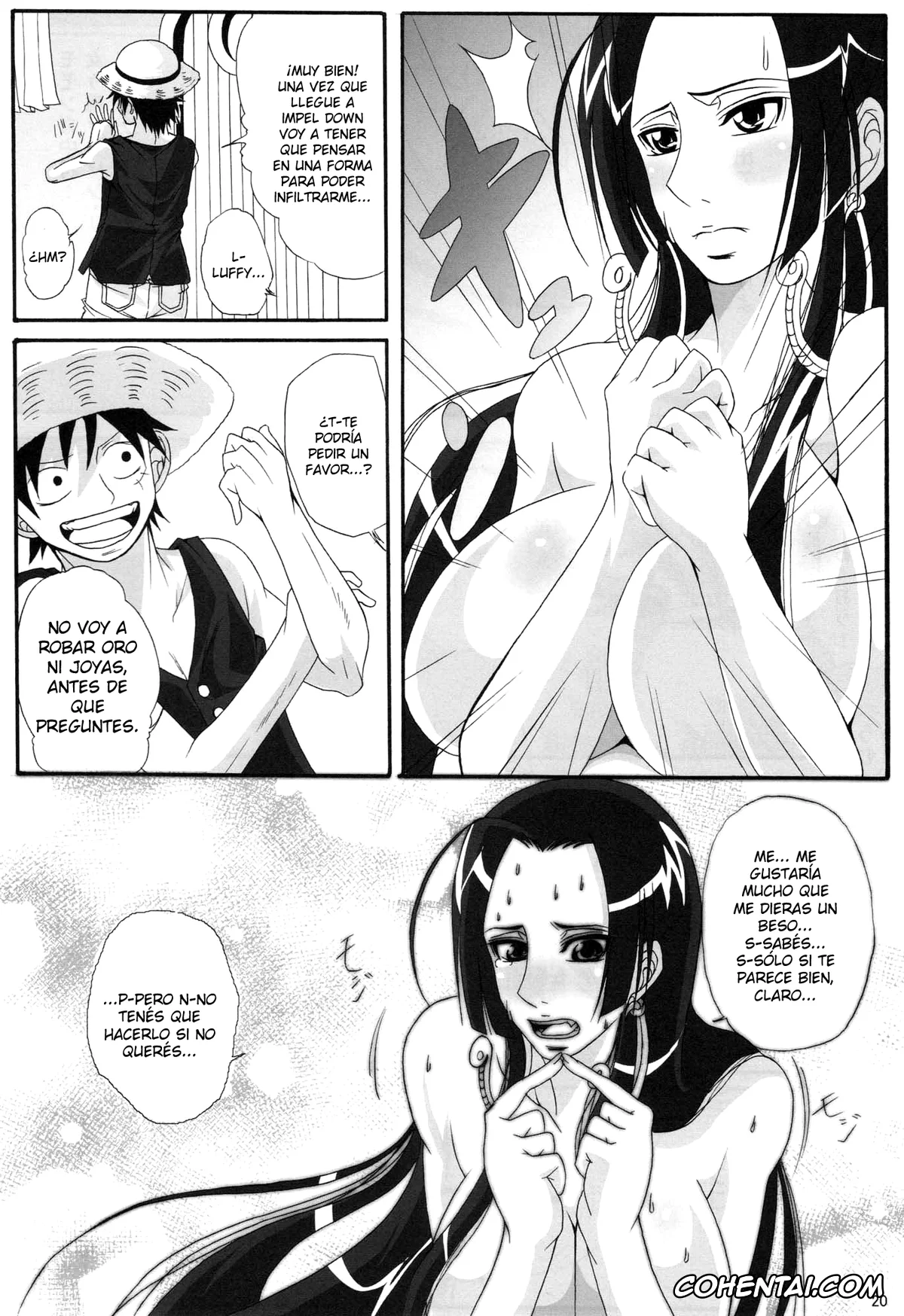 One Piece hentai, Boa Hancock hentai, Momonga hentai, Saint Charloss hentai, Benten Kairaku 11 Hebirei (One Piece), pagina 24