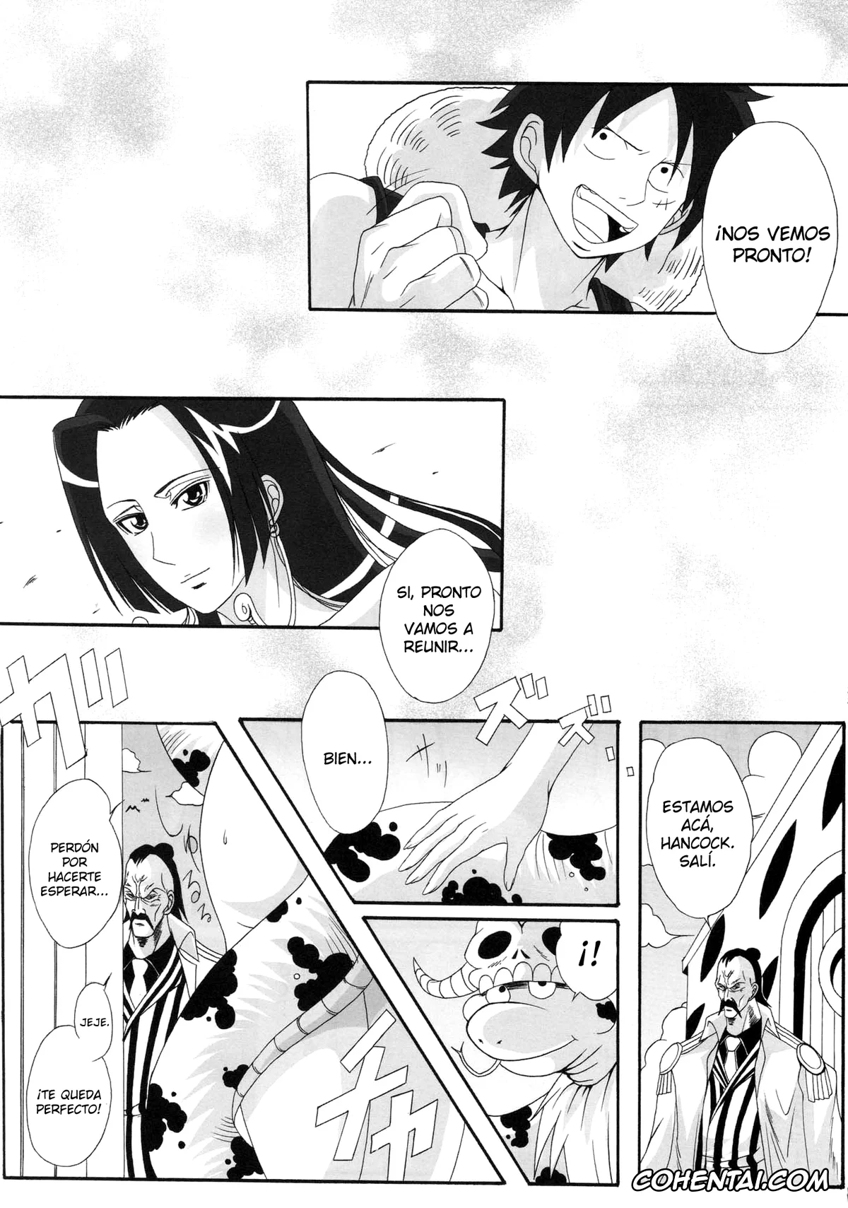 One Piece hentai, Boa Hancock hentai, Momonga hentai, Saint Charloss hentai, Benten Kairaku 11 Hebirei (One Piece), pagina 27