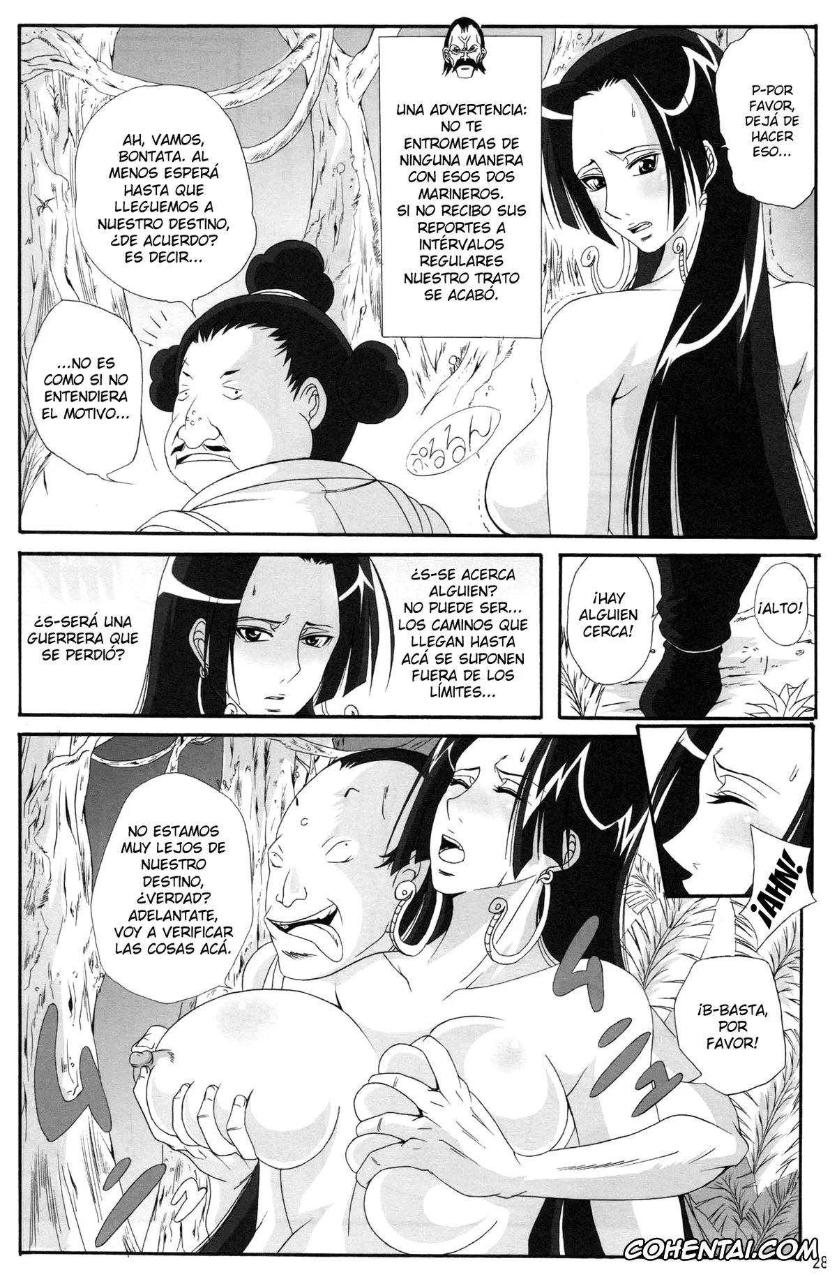 One Piece porno, Boa Hancock porno, Momonga porno, Saint Charloss porno, Benten Kairaku 11 Hebirei (One Piece), pagina 32
