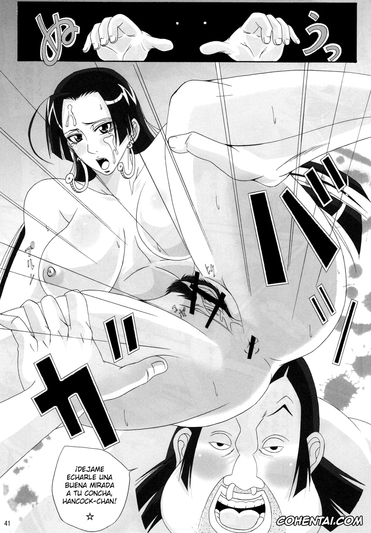 One Piece hentai, Boa Hancock hentai, Momonga hentai, Saint Charloss hentai, Benten Kairaku 11 Hebirei (One Piece), pagina 45