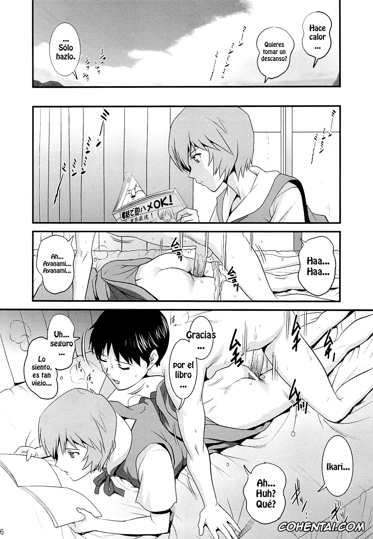 Neon Genesis Evangelion hentai, Rei Ayanami hentai, Shinji Ikari hentai, B-WORM – Don’t judge a book by its cover (Neon Genesis Evangelion), pagina 6