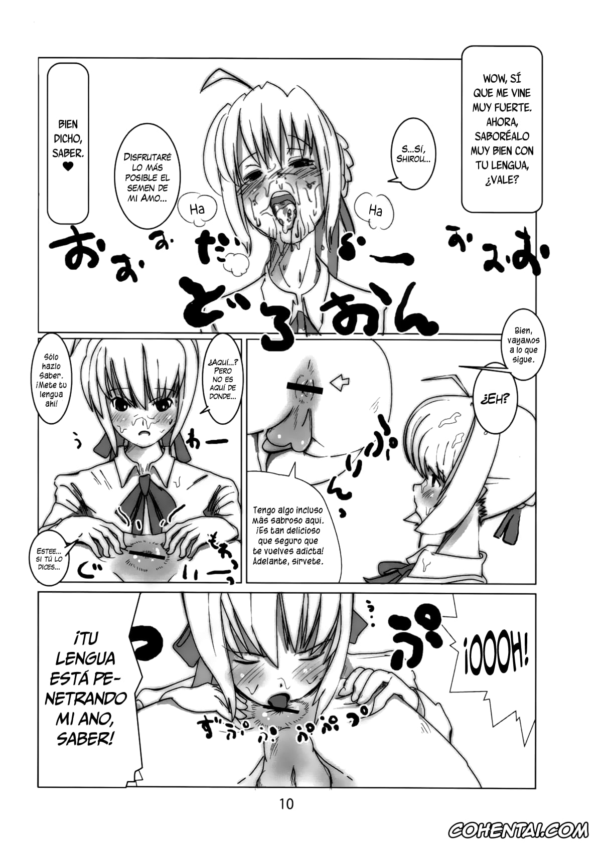 Fate/stay night porno, Saber | Arturia Pendragon porno, Shirou Emiya porno, Shiro, Sonnani Kokoga Mitaino Desuka? (Fate/stay night), pagina 8