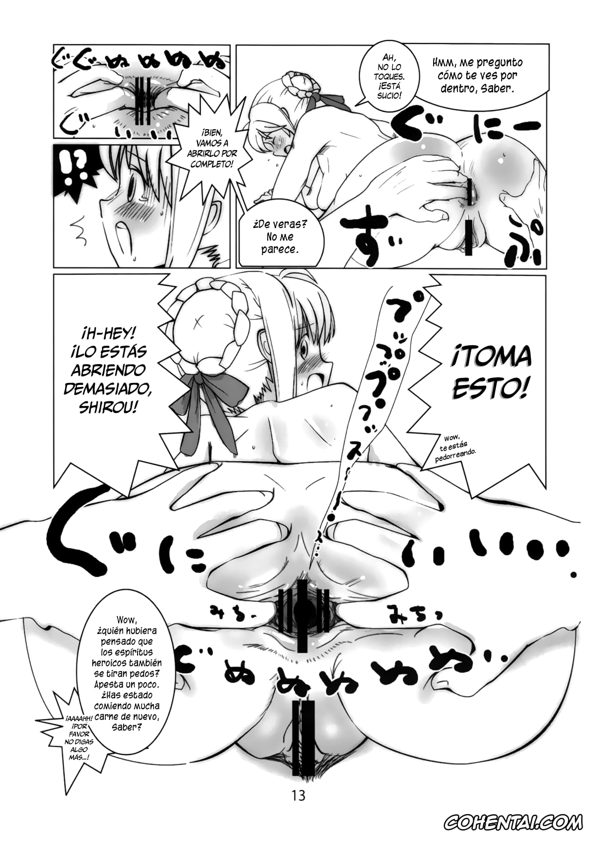 Fate/stay night porno, Saber | Arturia Pendragon porno, Shirou Emiya porno, Shiro, Sonnani Kokoga Mitaino Desuka? (Fate/stay night), pagina 11