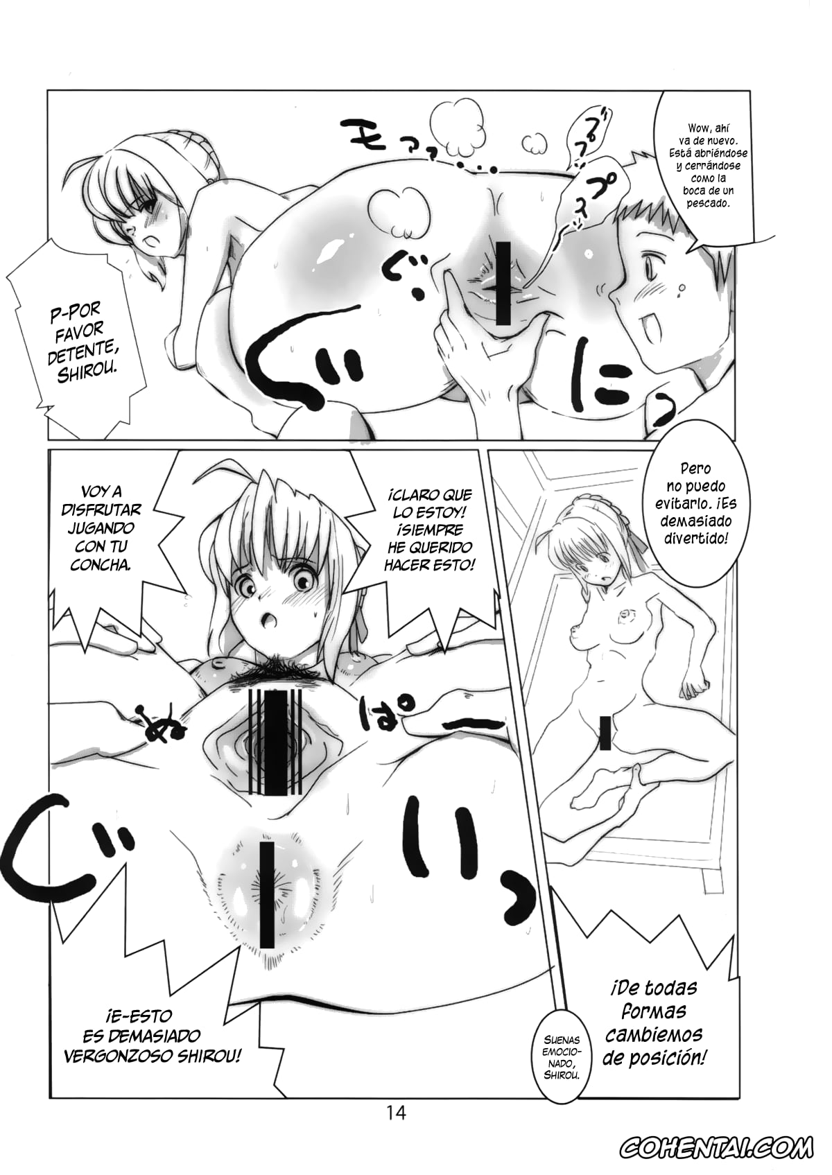 Fate/stay night hentai, Saber | Arturia Pendragon hentai, Shirou Emiya hentai, Shiro, Sonnani Kokoga Mitaino Desuka? (Fate/stay night), pagina 12