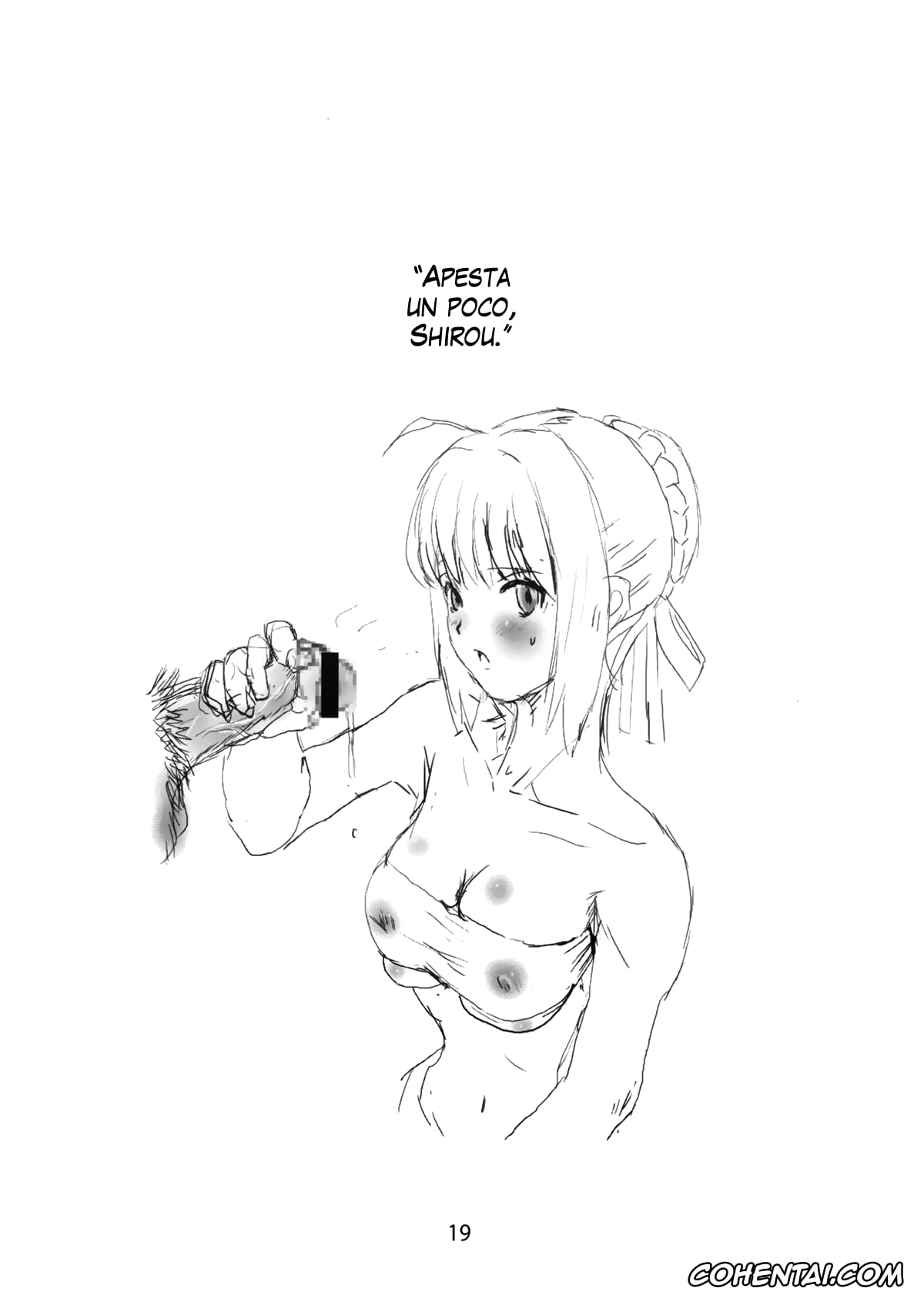 Fate/stay night porno, Saber | Arturia Pendragon porno, Shirou Emiya porno, Shiro, Sonnani Kokoga Mitaino Desuka? (Fate/stay night), pagina 17