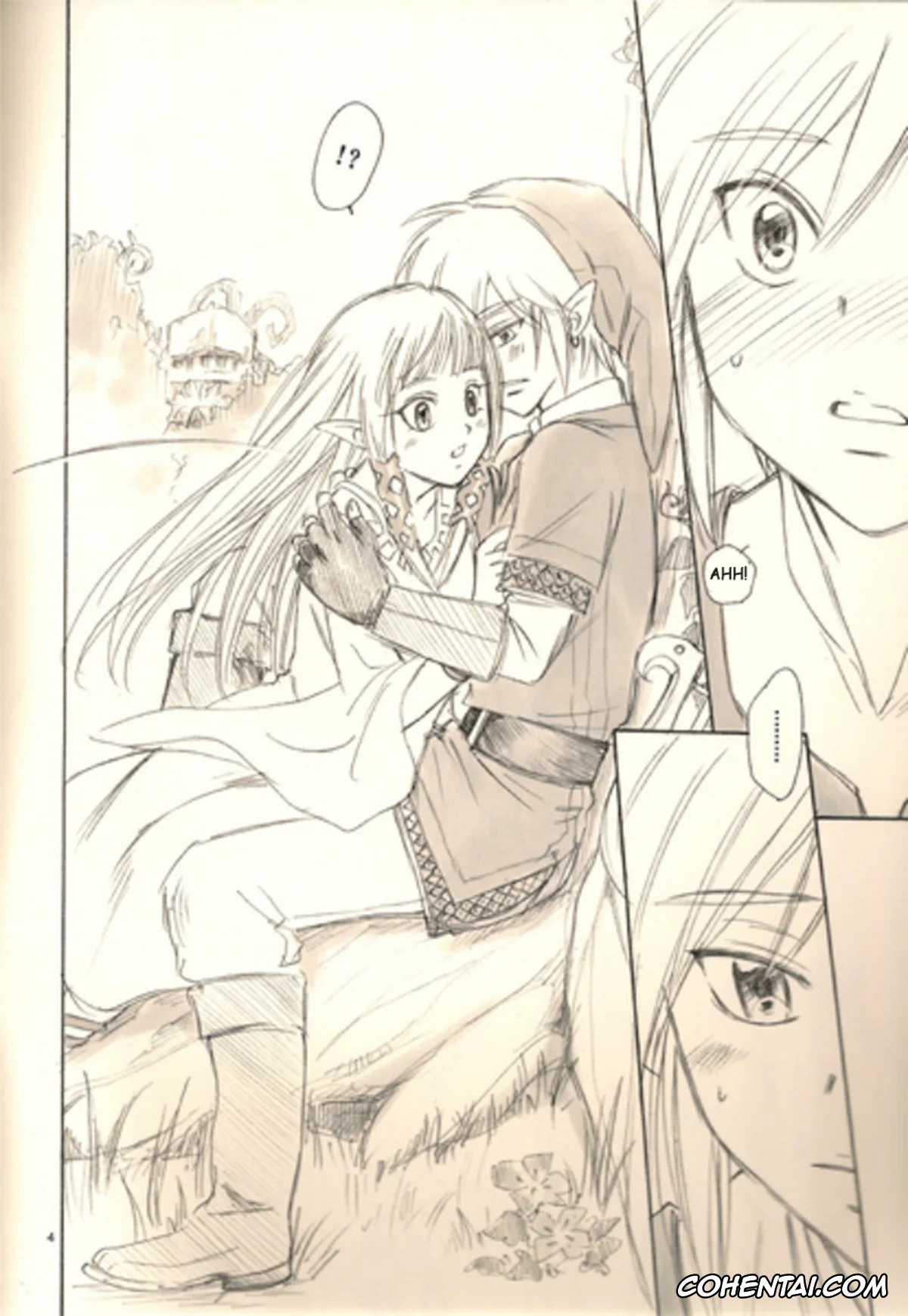 The Legend Of Zelda xxx, Link xxx, Princess Zelda xxx, Ero sou de, Ero janai, Sukoshi Eroi Zelda (The Legend of Zelda), pagina 4