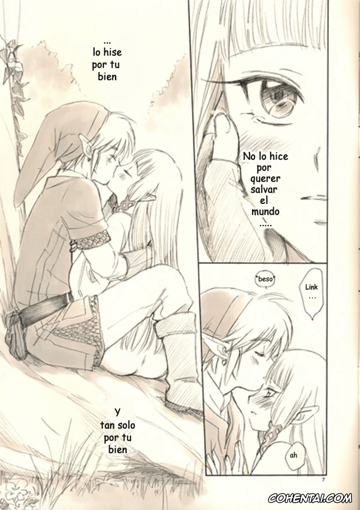 The Legend Of Zelda xxx, Link xxx, Princess Zelda xxx, Ero sou de, Ero janai, Sukoshi Eroi Zelda (The Legend of Zelda), pagina 7