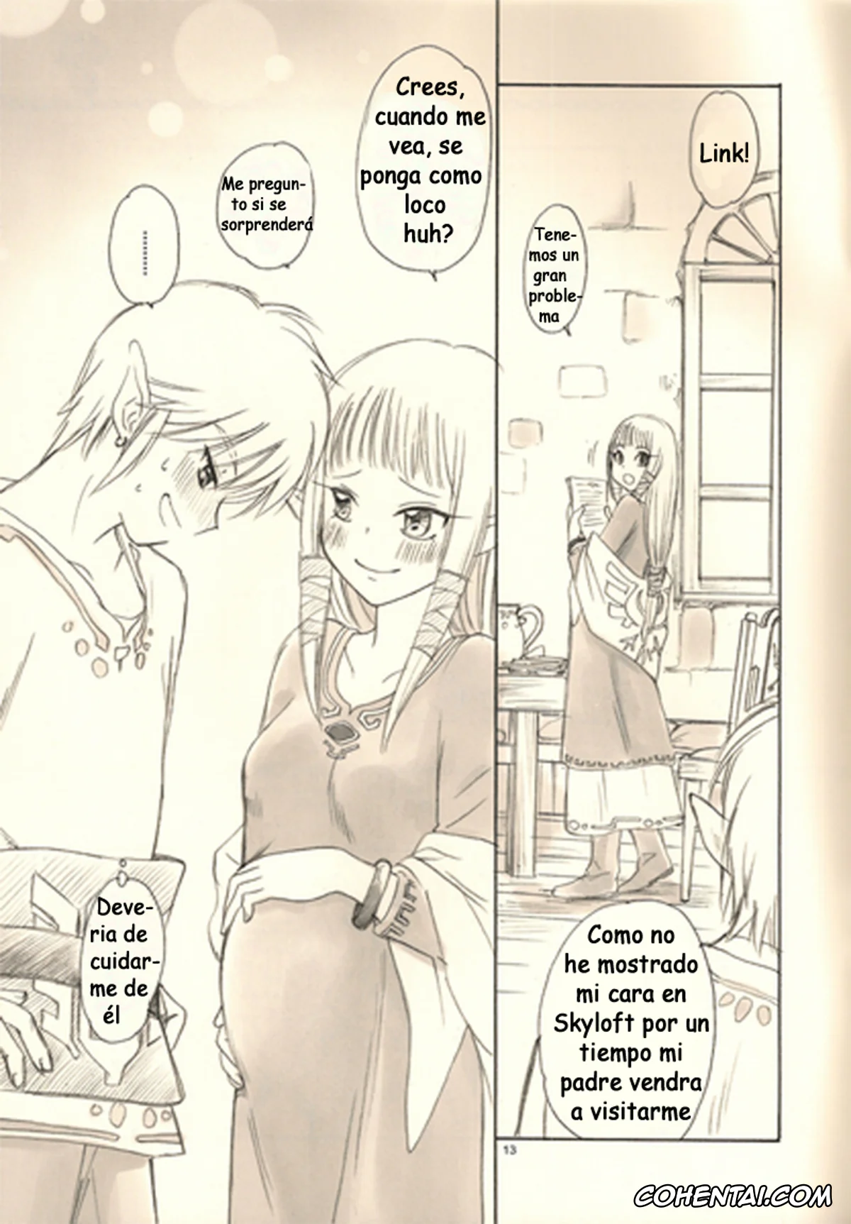 The Legend Of Zelda xxx, Link xxx, Princess Zelda xxx, Ero sou de, Ero janai, Sukoshi Eroi Zelda (The Legend of Zelda), pagina 13