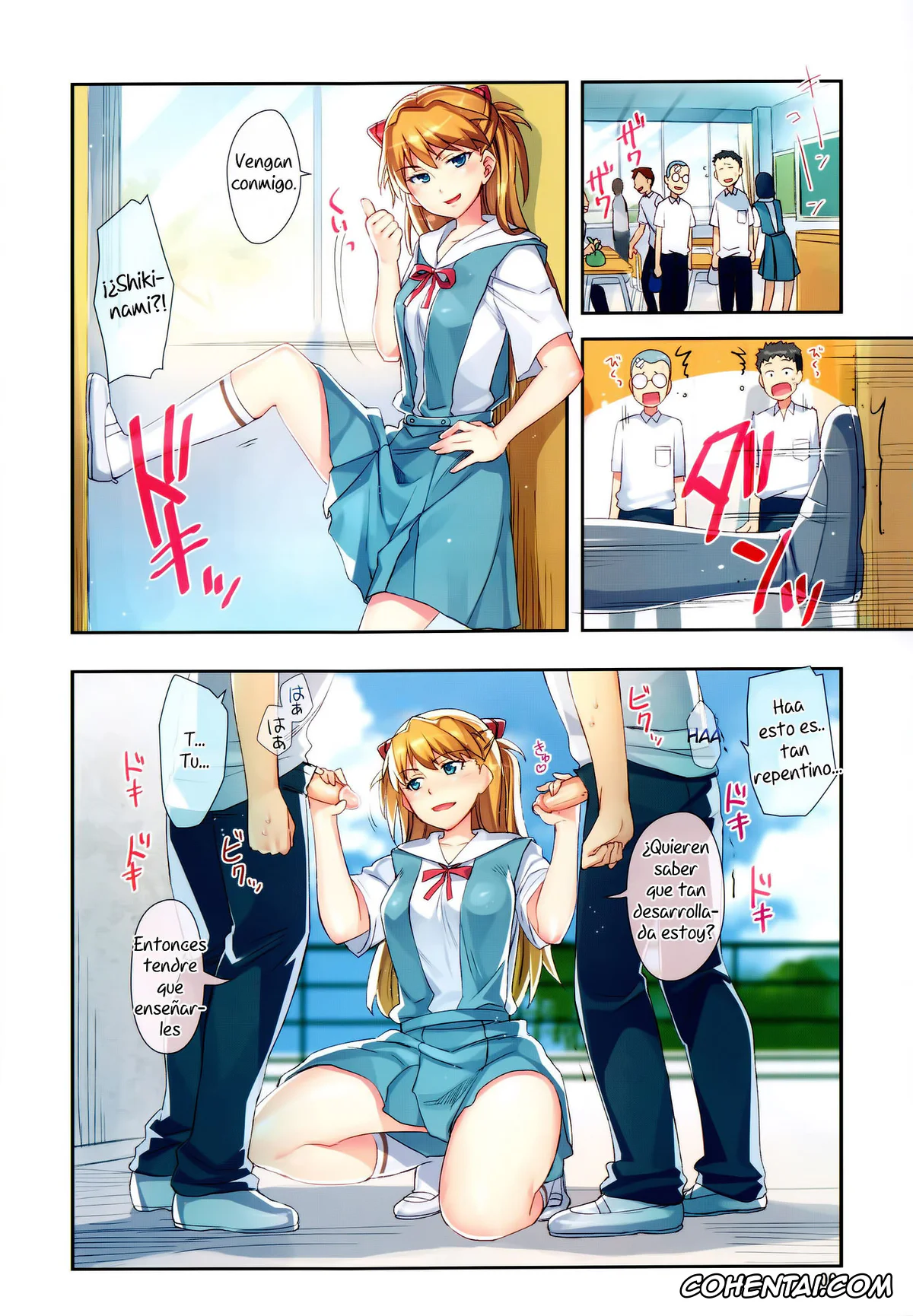 Neon Genesis Evangelion hentai, Asuka Langley Soryu hentai, Minna no Asuka Bon | La Asuka de Todos (Neon Genesis Evangelion), pagina 6