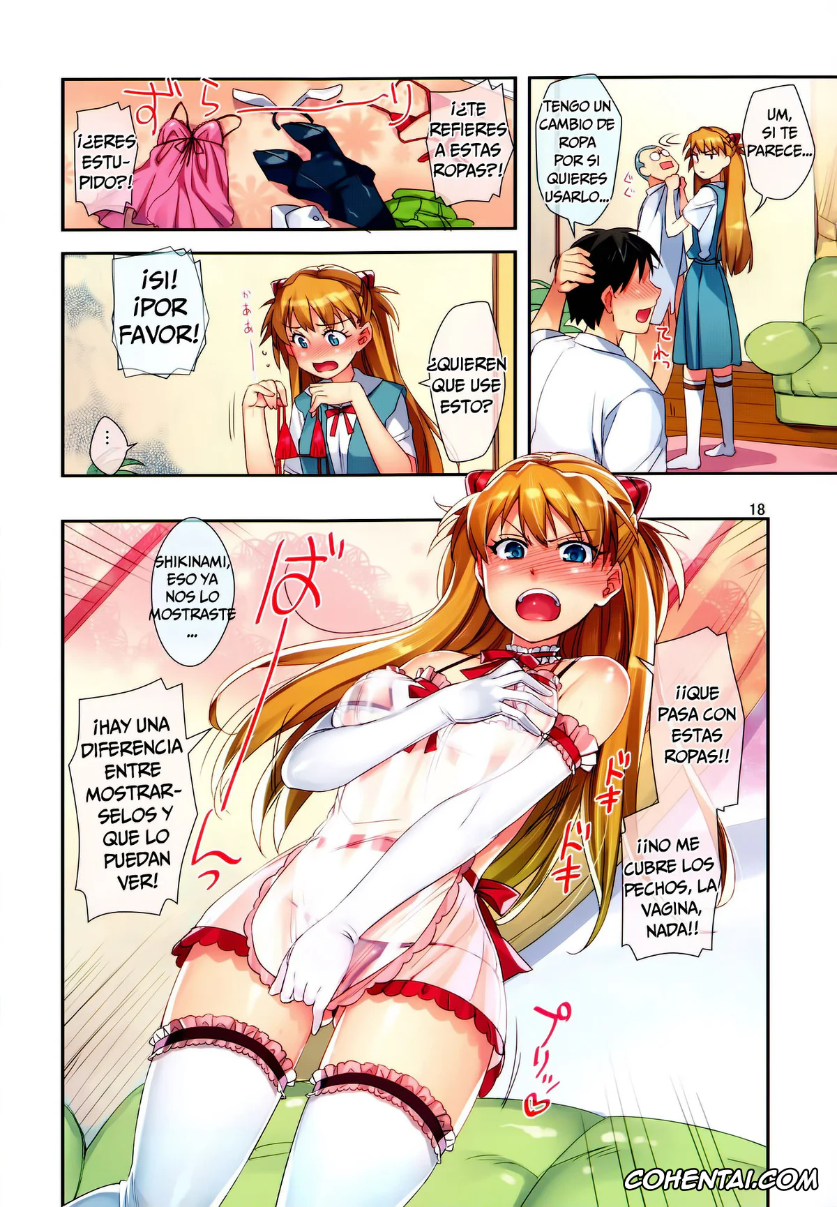 Neon Genesis Evangelion hentai, Asuka Langley Soryu hentai, Minna no Asuka Bon | La Asuka de Todos (Neon Genesis Evangelion), pagina 18