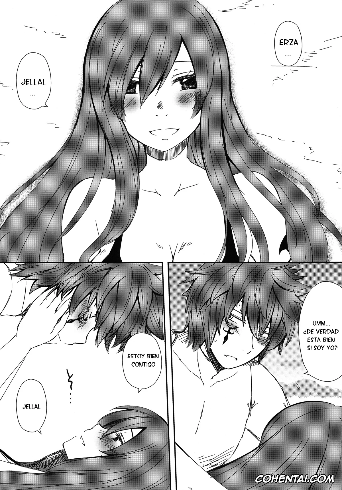 Fairy Tail hentai, Erza Scarlet hentai, Jellal Fernandes hentai, Moshimo Teki na Are (Fairy Tail), pagina 6
