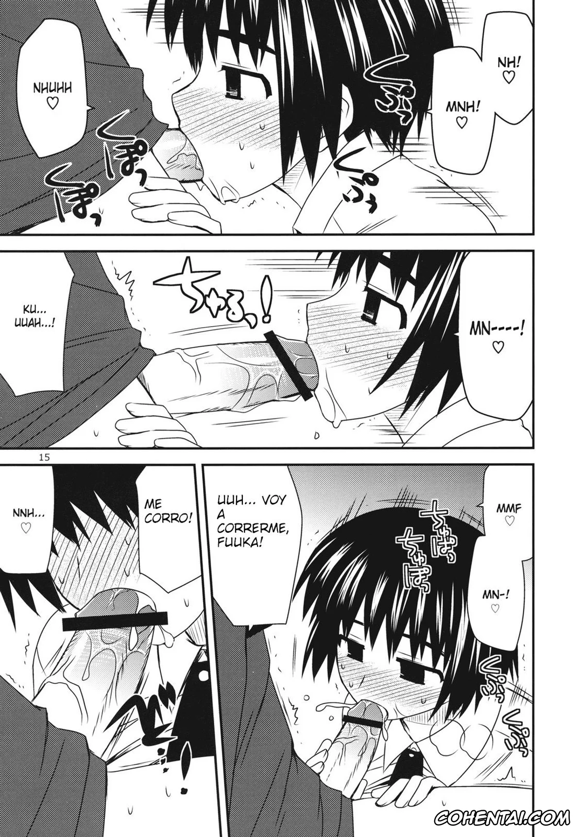 Yotsubato! hentai, Fuuka Ayase hentai, Yousuke Koiwai hentai, Tomadoi Escalation (Yotsubato!), pagina 15