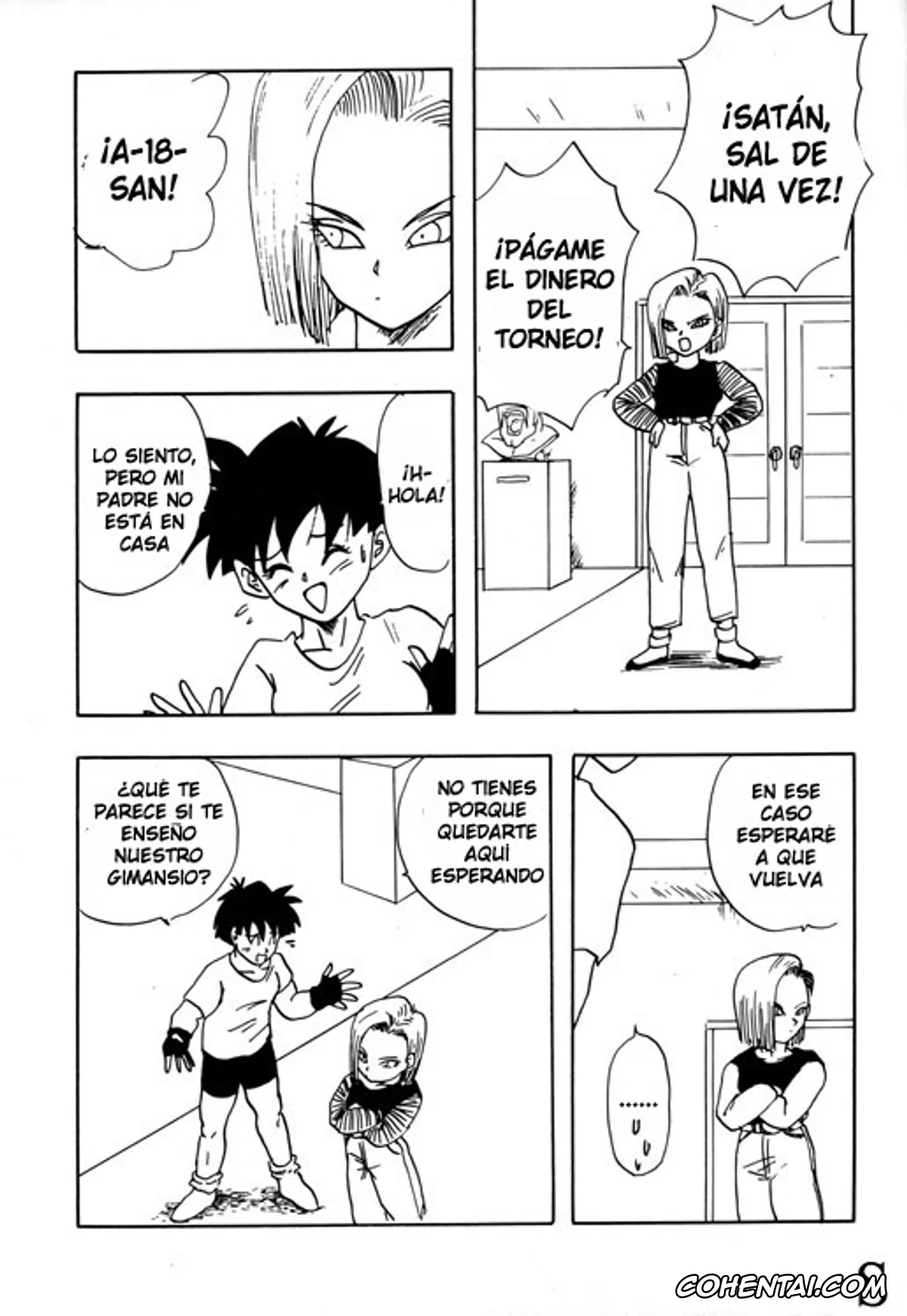 Dragon Ball Z hentai, Android 18 hentai, Videl hentai, 18-gou no Inbou (Dragon Ball Z), pagina 3