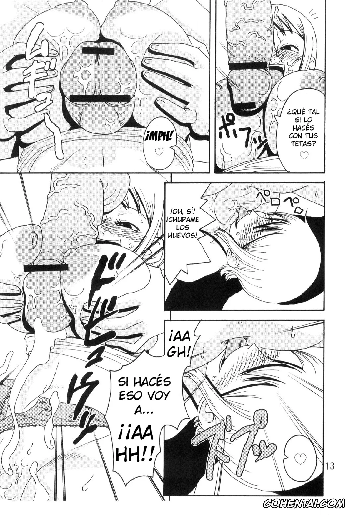 One Piece porno, Monkey D. Luffy porno, Nami porno, Nami no Koukai Nisshi Special 2 (One Piece), pagina 14