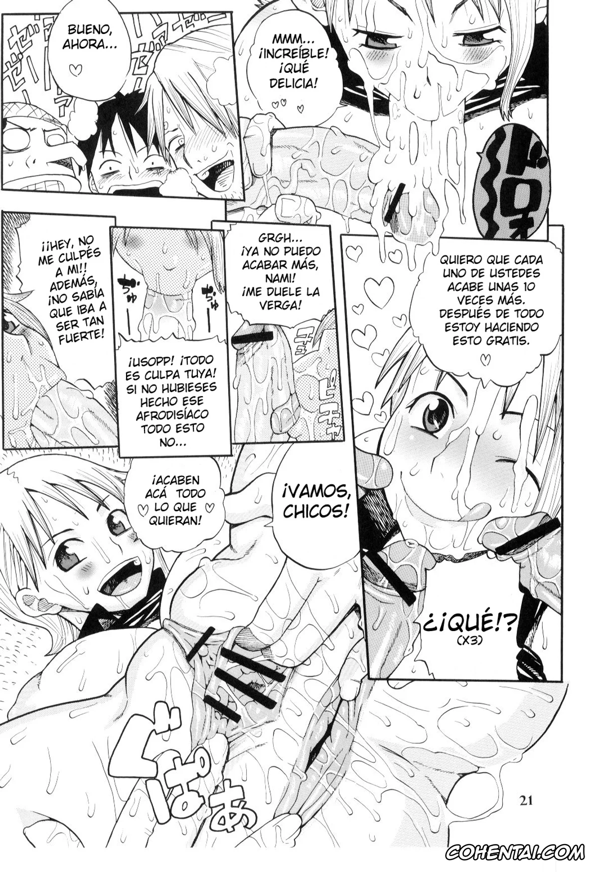 One Piece xxx, Monkey D. Luffy xxx, Nami xxx, Nami no Koukai Nisshi Special 2 (One Piece), pagina 22