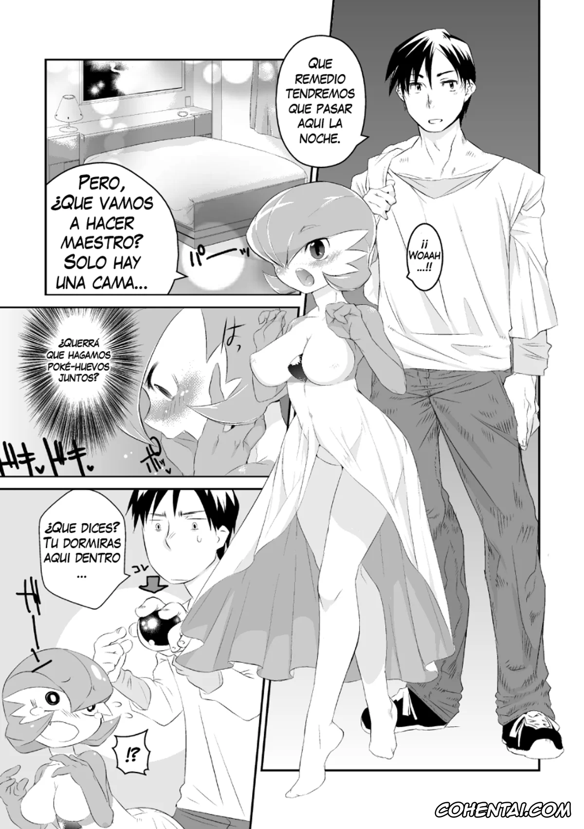 Pokemon | Pocket Monsters hentai, Gardevoir hentai, Trainer to Temochi Pokemon ga Love Hotel ni Tomatta Baai (Pokémon), pagina 3
