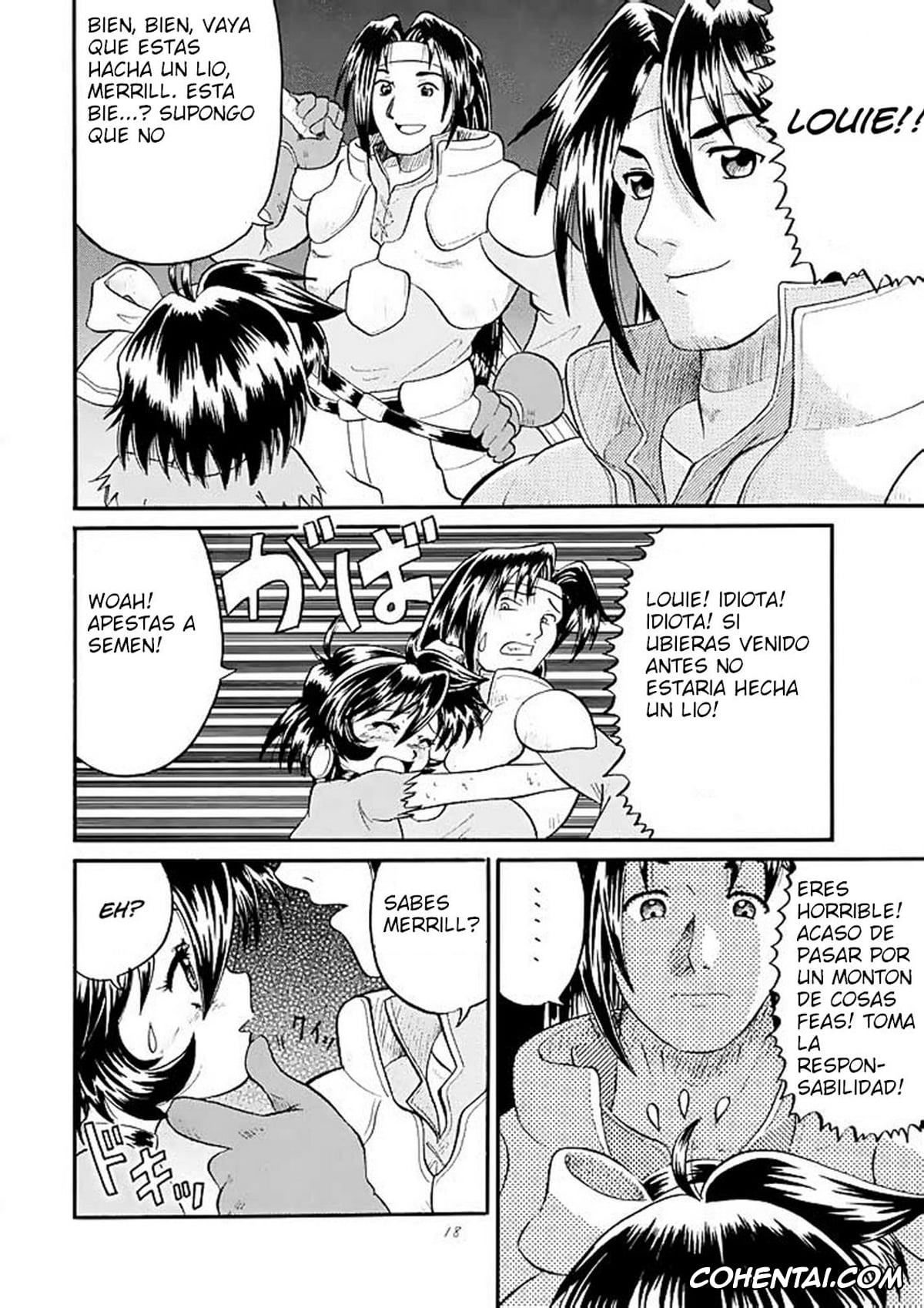 Rune Soldier | Mahou Senshi Riui hentai, Louie hentai, Merrill hentai, Mirerunrun Monogatari (Rune Soldier), pagina 18