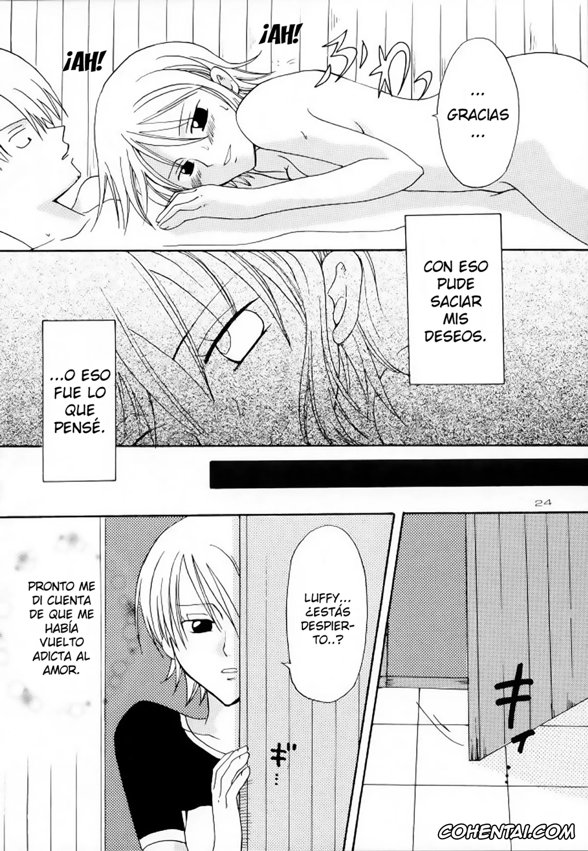 One Piece porno, Nami porno, Roronoa Zoro porno, Sanji Vinsmoke porno, Renai Triangle (One Piece), pagina 23