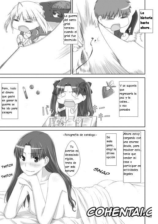 Fate/stay night porno, Rin Tosaka porno, Tohsaka-ke no Kakei Jijou 2 (Fate stay night), pagina 2