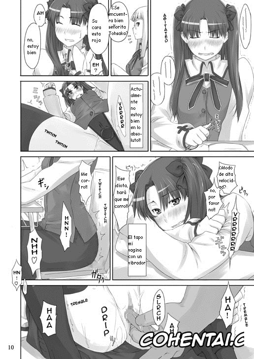 Fate/stay night hentai, Rin Tosaka hentai, Tohsaka-ke no Kakei Jijou 2 (Fate stay night), pagina 9