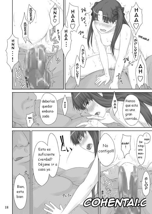 Fate/stay night porno, Rin Tosaka porno, Tohsaka-ke no Kakei Jijou 2 (Fate stay night), pagina 17