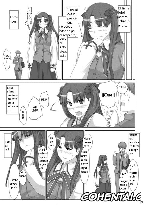 Fate/stay night hentai, Rin Tosaka hentai, Tohsaka-ke no Kakei Jijou 2 (Fate stay night), pagina 18