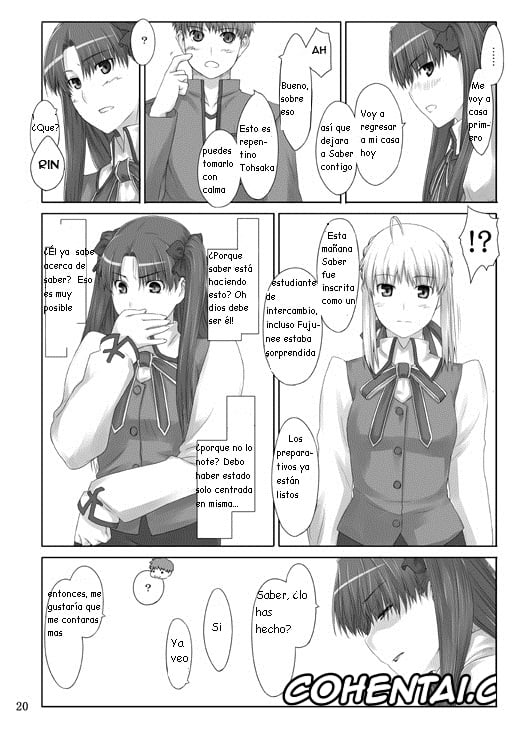 Fate/stay night xxx, Rin Tosaka xxx, Tohsaka-ke no Kakei Jijou 2 (Fate stay night), pagina 19