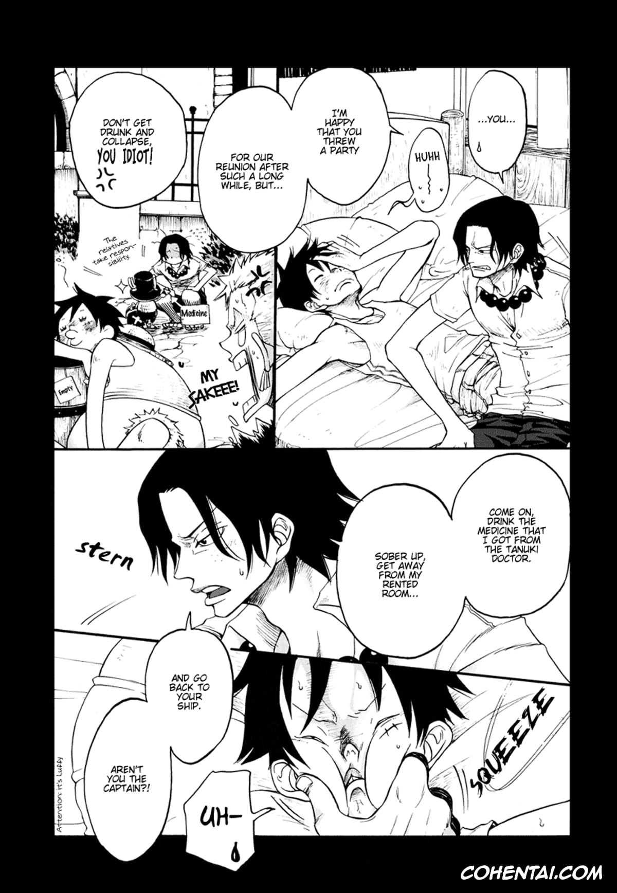 One Piece xxx, Monkey D. Luffy xxx, Portgas D. Ace xxx, Fire Drop 3 (One Piece), pagina 7