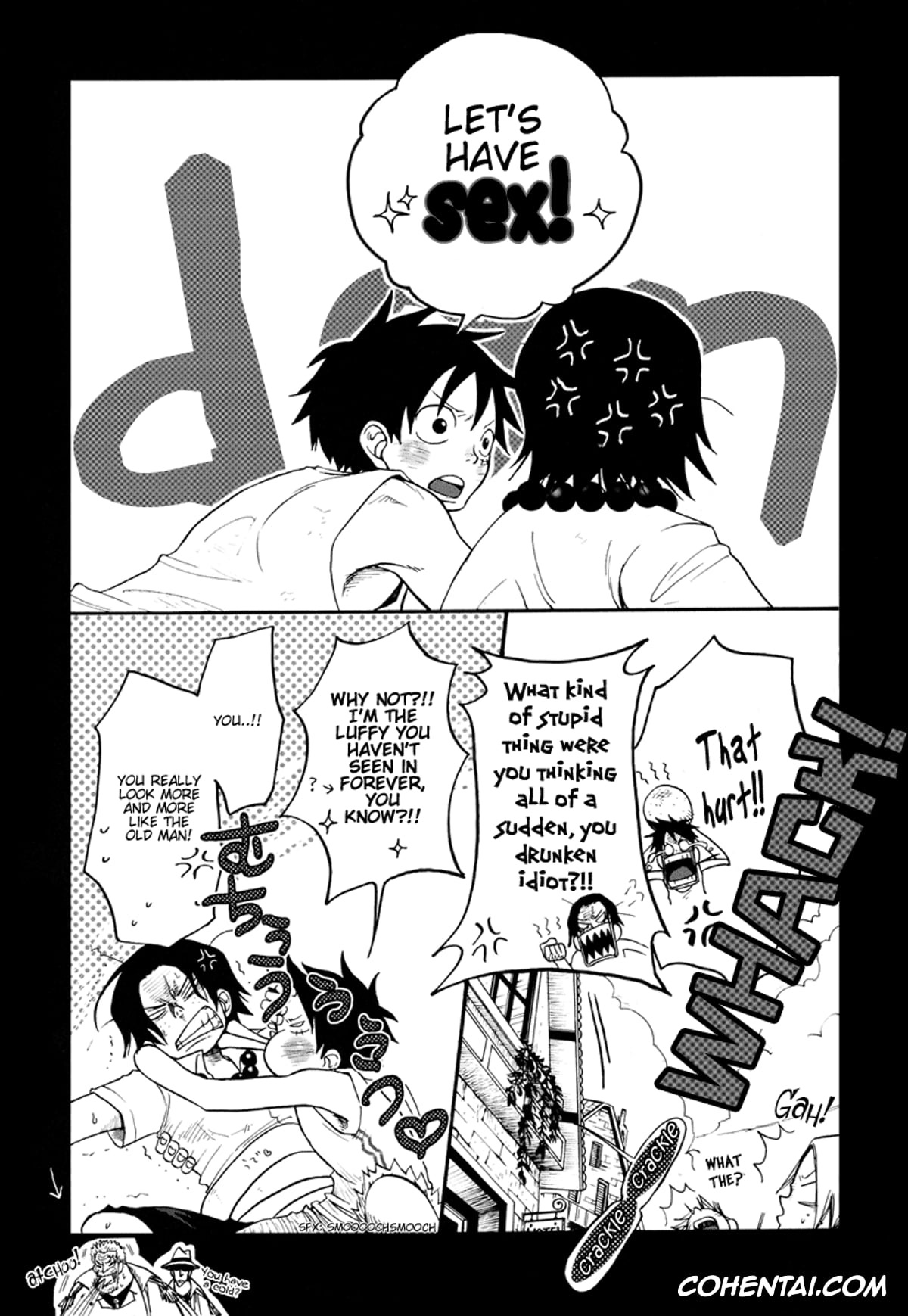 One Piece hentai, Monkey D. Luffy hentai, Portgas D. Ace hentai, Fire Drop 3 (One Piece), pagina 9