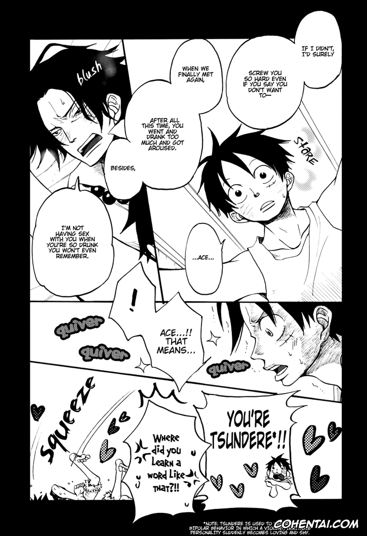 One Piece xxx, Monkey D. Luffy xxx, Portgas D. Ace xxx, Fire Drop 3 (One Piece), pagina 13