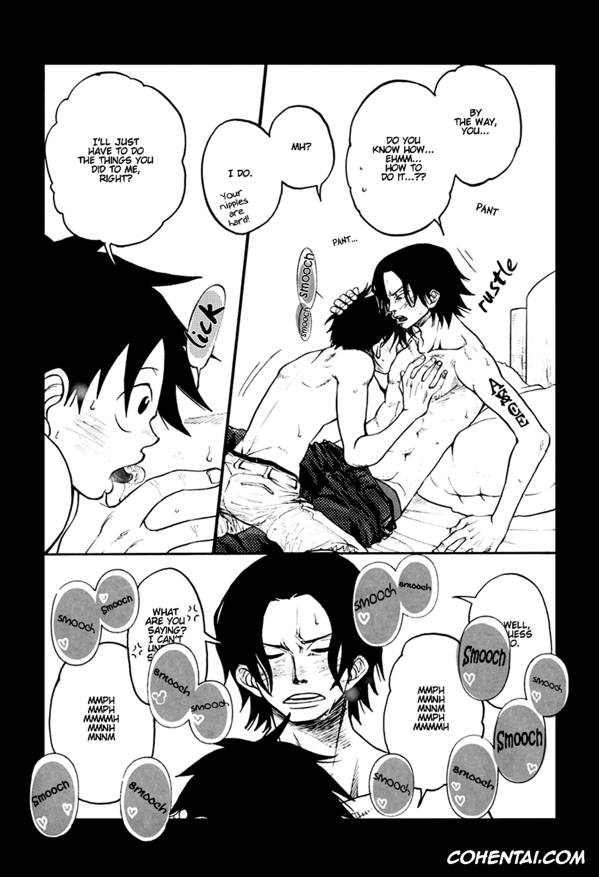One Piece xxx, Monkey D. Luffy xxx, Portgas D. Ace xxx, Fire Drop 3 (One Piece), pagina 16