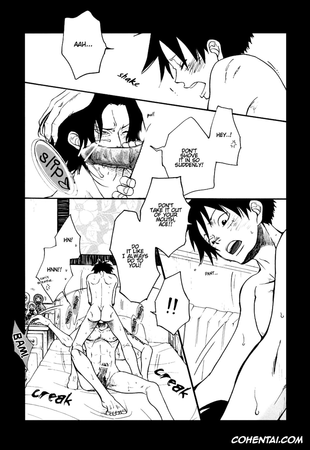 One Piece xxx, Monkey D. Luffy xxx, Portgas D. Ace xxx, Fire Drop 3 (One Piece), pagina 25