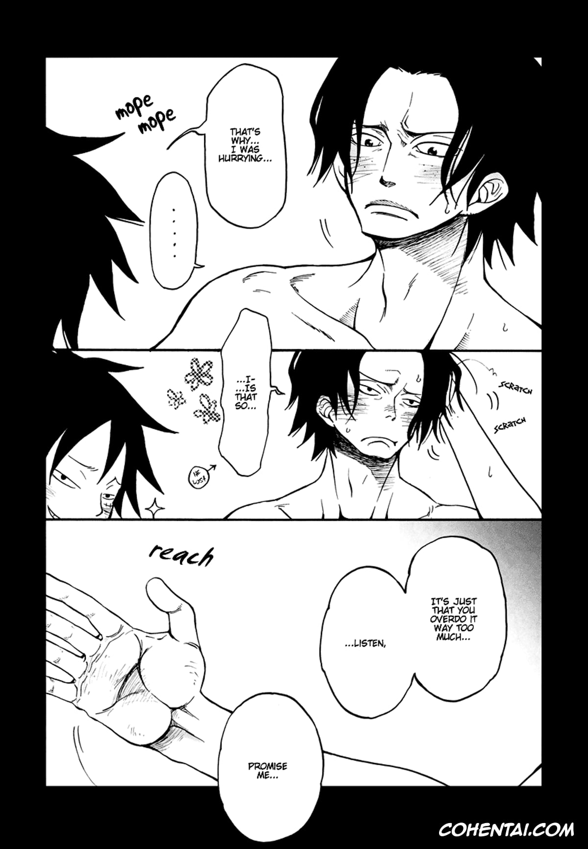 One Piece xxx, Monkey D. Luffy xxx, Portgas D. Ace xxx, Fire Drop 3 (One Piece), pagina 31