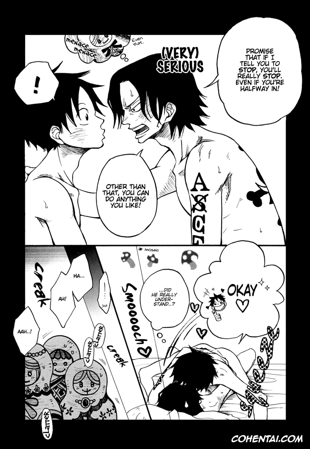 One Piece porno, Monkey D. Luffy porno, Portgas D. Ace porno, Fire Drop 3 (One Piece), pagina 32