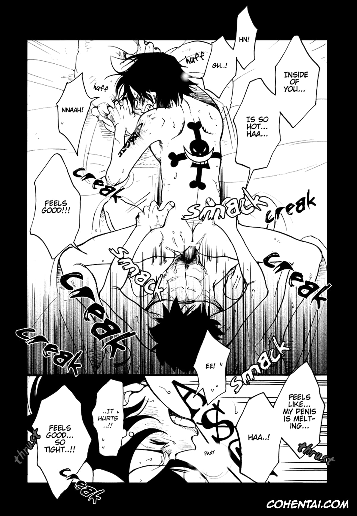 One Piece hentai, Monkey D. Luffy hentai, Portgas D. Ace hentai, Fire Drop 3 (One Piece), pagina 36