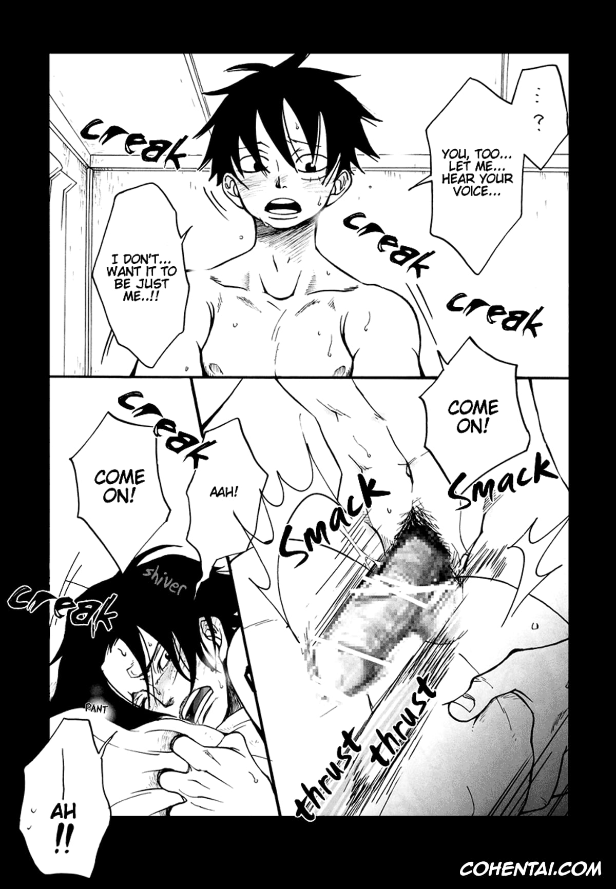 One Piece xxx, Monkey D. Luffy xxx, Portgas D. Ace xxx, Fire Drop 3 (One Piece), pagina 37