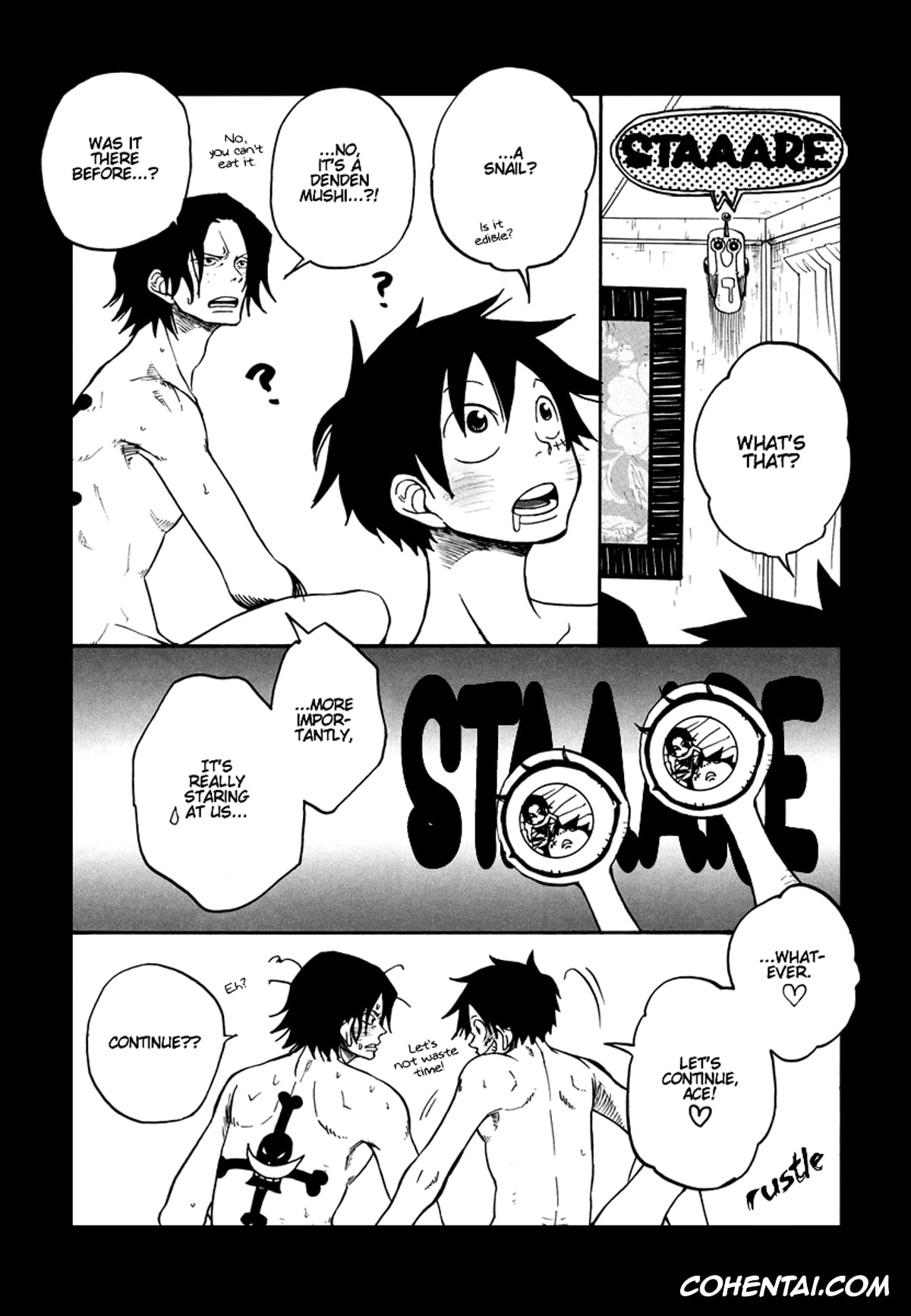 One Piece xxx, Monkey D. Luffy xxx, Portgas D. Ace xxx, Fire Drop 3 (One Piece), pagina 43