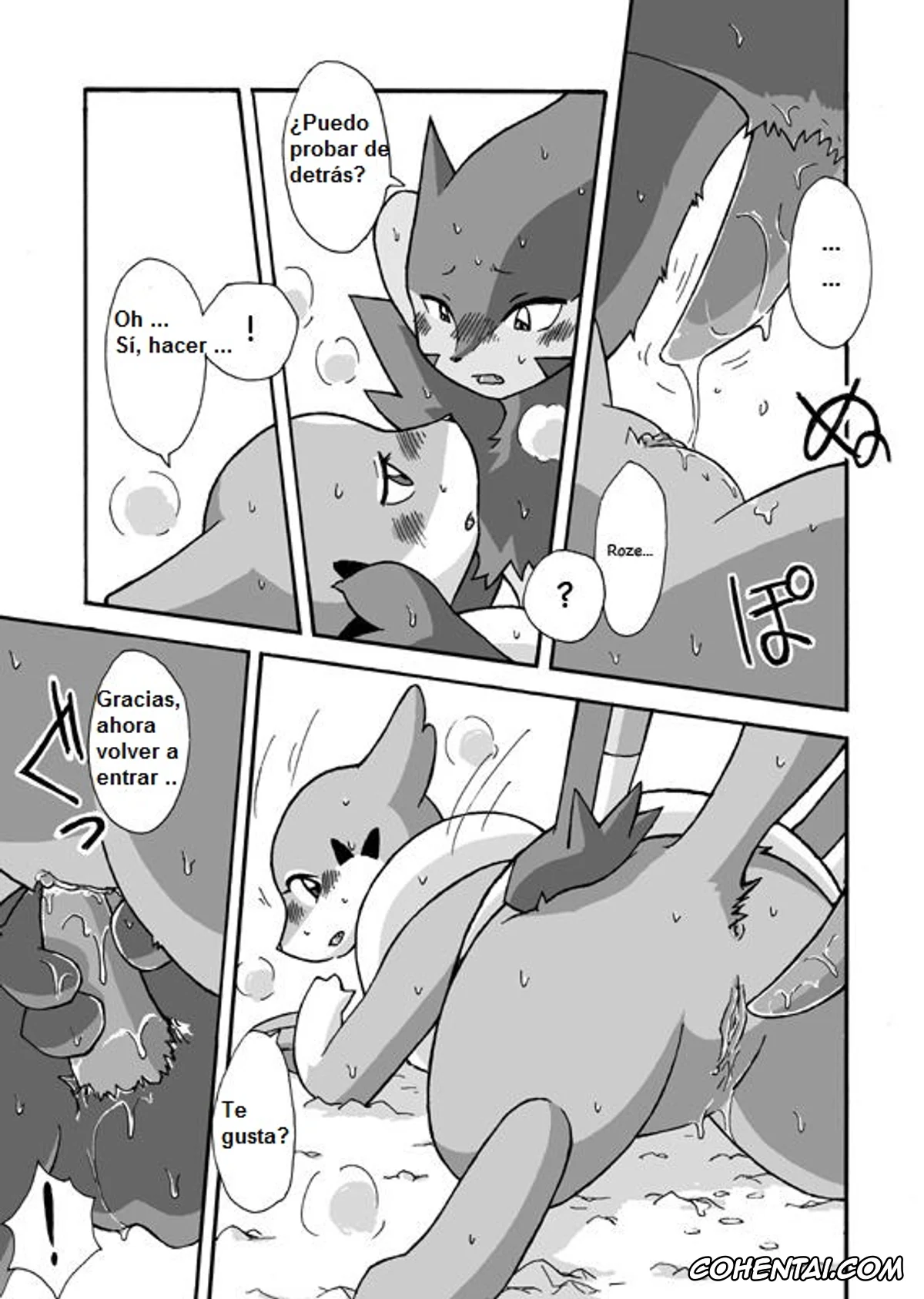 Pokemon | Pocket Monsters xxx, Floatzel xxx, Luxray xxx, Kekka Yokereba Subete Yoshi (Pokémon), pagina 16