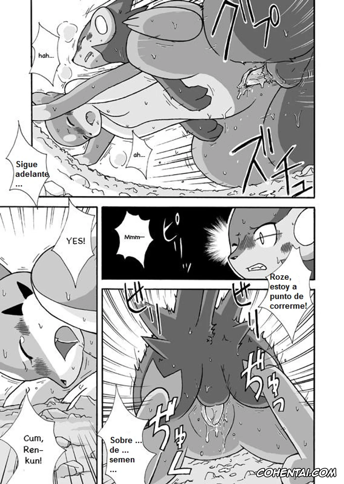 Pokemon | Pocket Monsters xxx, Floatzel xxx, Luxray xxx, Kekka Yokereba Subete Yoshi (Pokémon), pagina 19