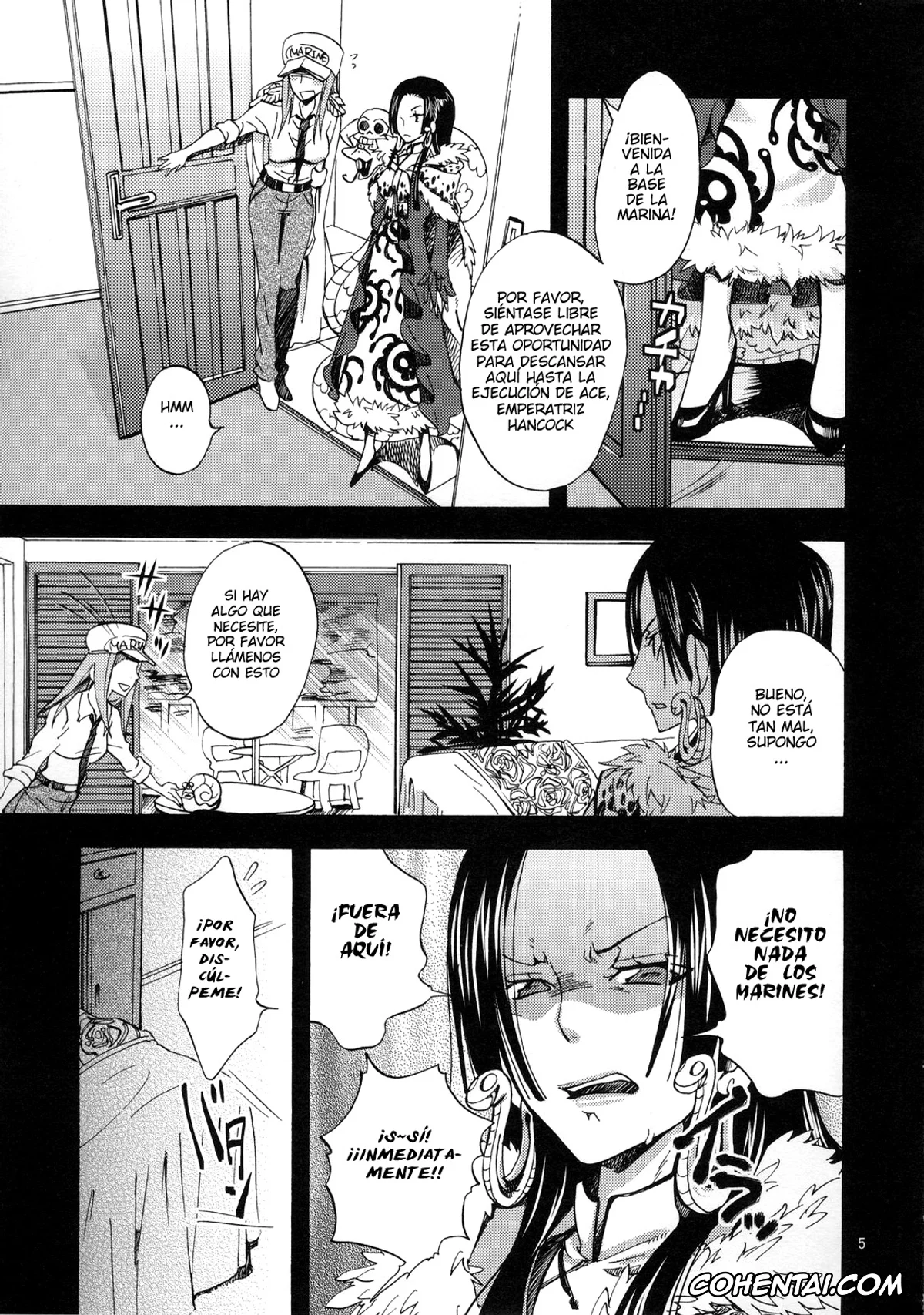 One Piece xxx, Boa Hancock xxx, Monkey D. Luffy xxx, Hebihime-sama Goranshin desu! 3 (One Piece), pagina 4
