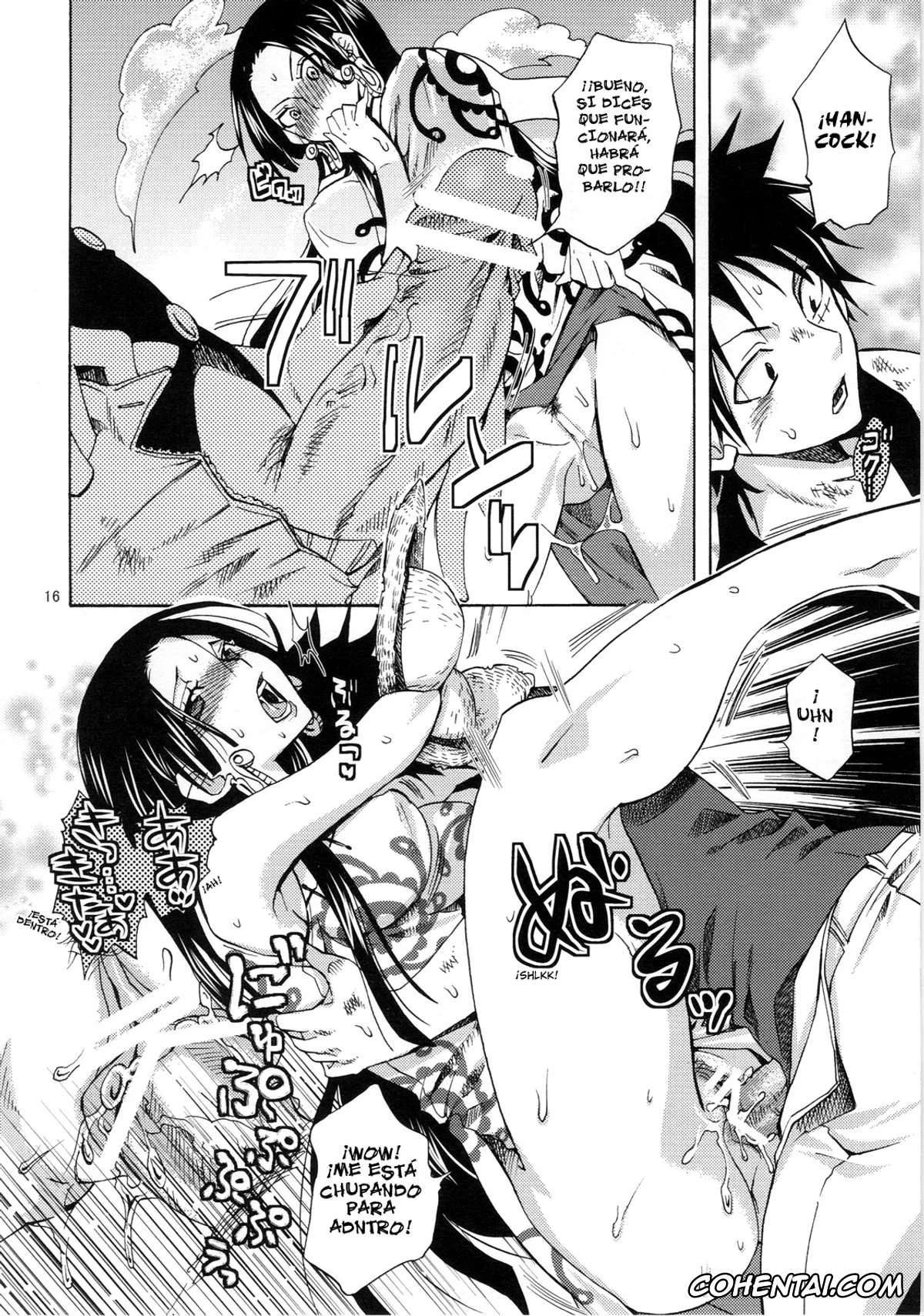 One Piece hentai, Boa Hancock hentai, Monkey D. Luffy hentai, Hebihime-sama Goranshin desu! 3 (One Piece), pagina 15