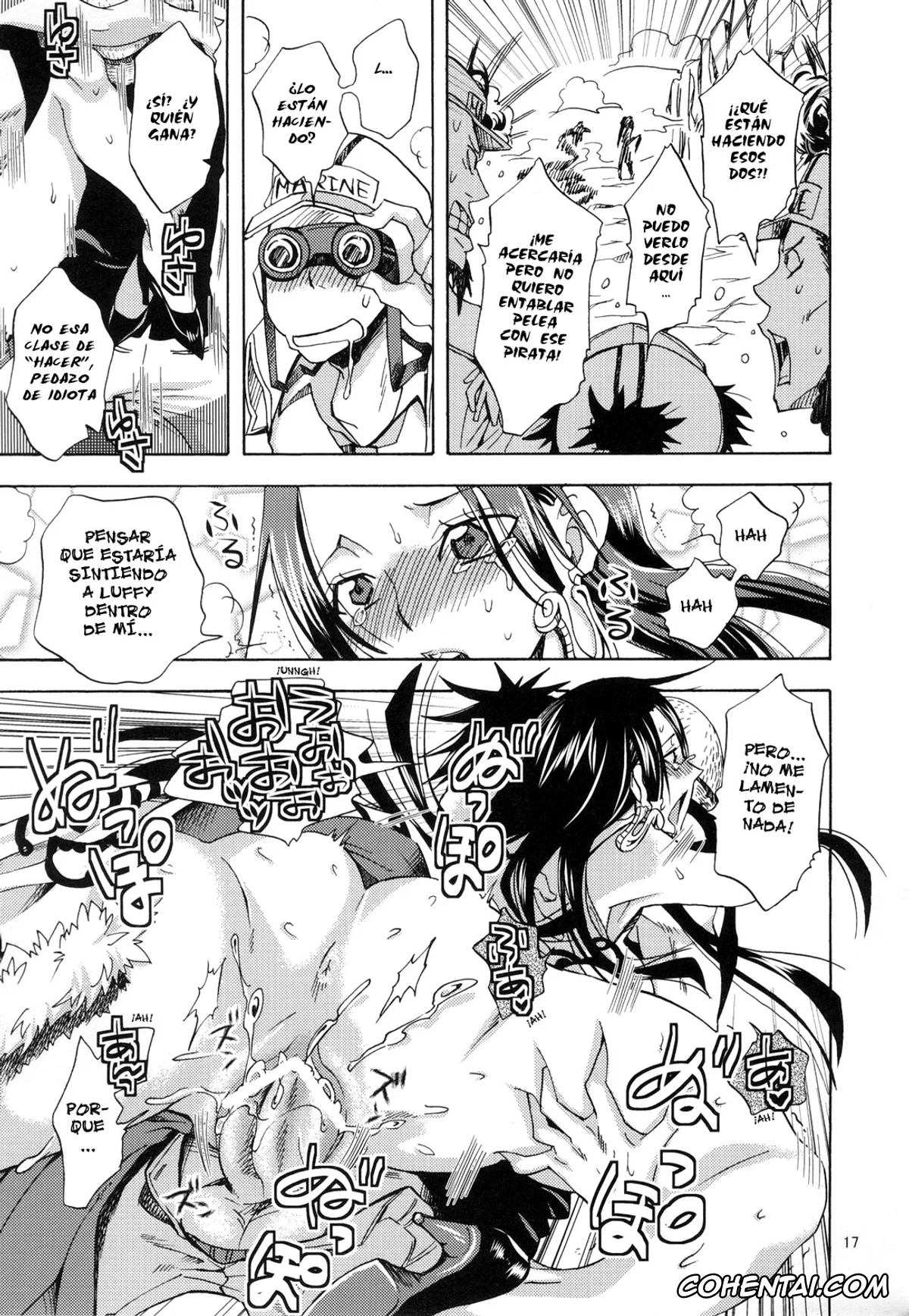 One Piece xxx, Boa Hancock xxx, Monkey D. Luffy xxx, Hebihime-sama Goranshin desu! 3 (One Piece), pagina 16