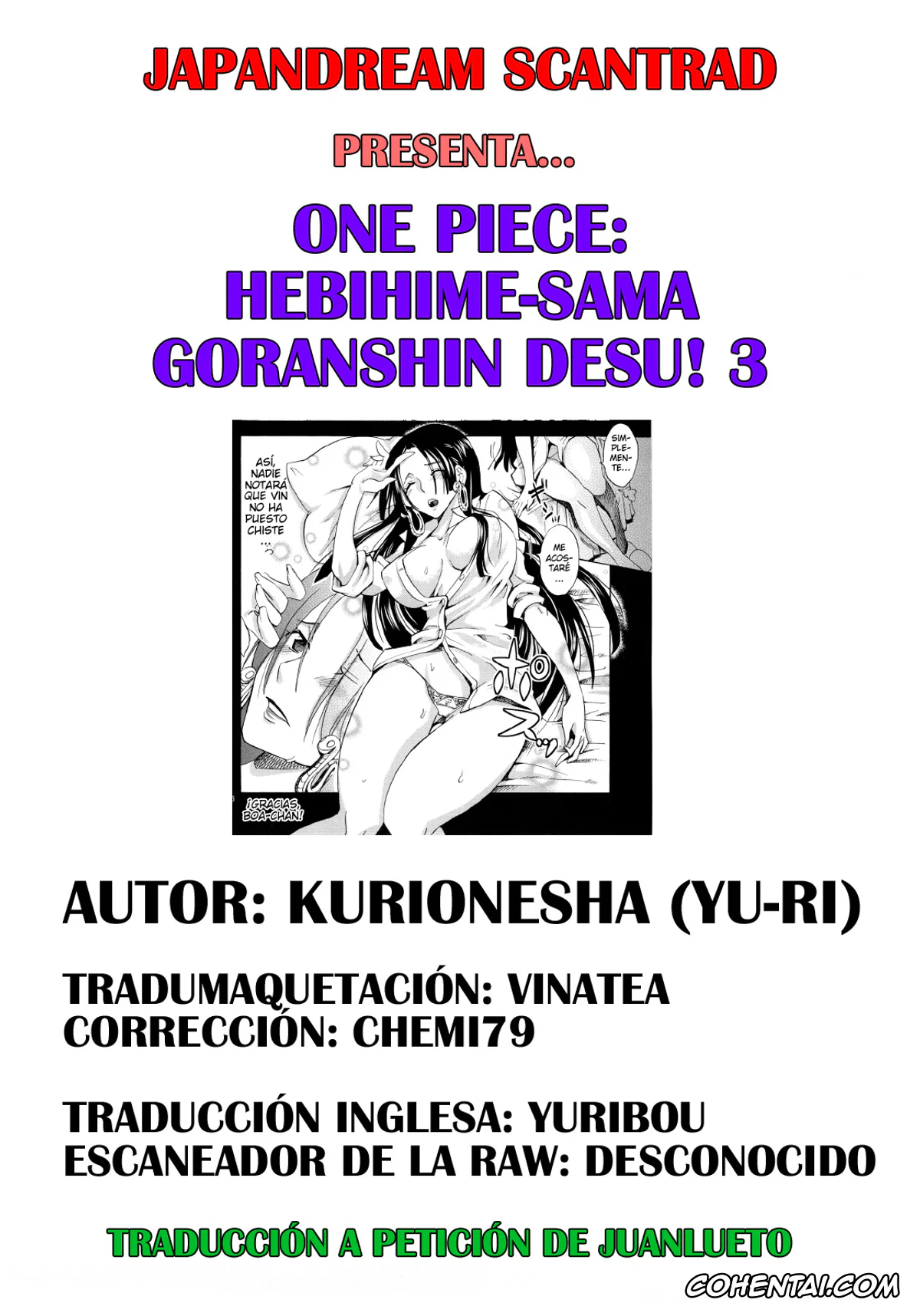 One Piece hentai, Boa Hancock hentai, Monkey D. Luffy hentai, Hebihime-sama Goranshin desu! 3 (One Piece), pagina 27