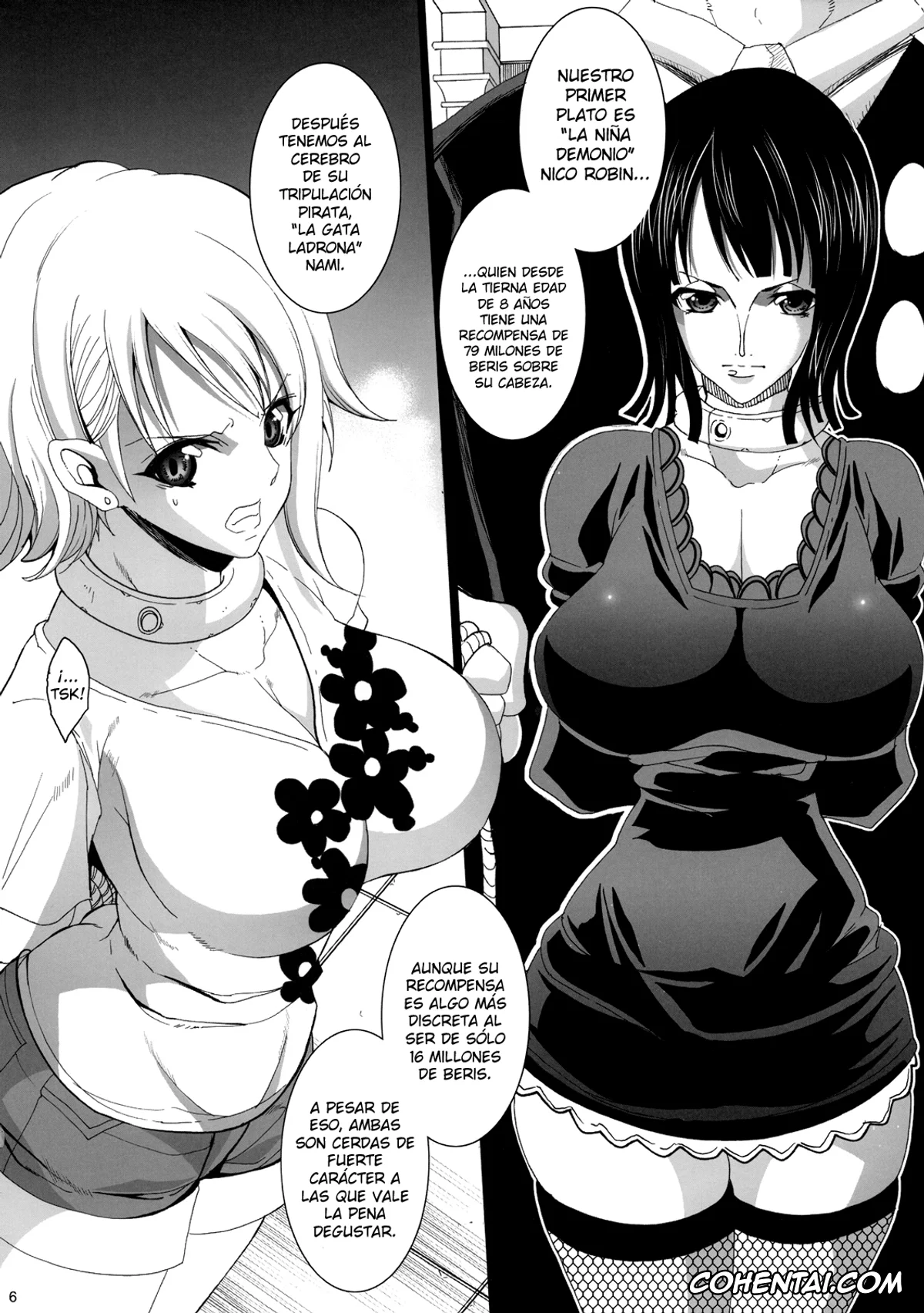 One Piece porno, Marguerite porno, Nami porno, Nico Robin porno, Saint Shalulia porno, Shalria Rosward porno, Dai Auction Kaijou (One Piece), pagina 5