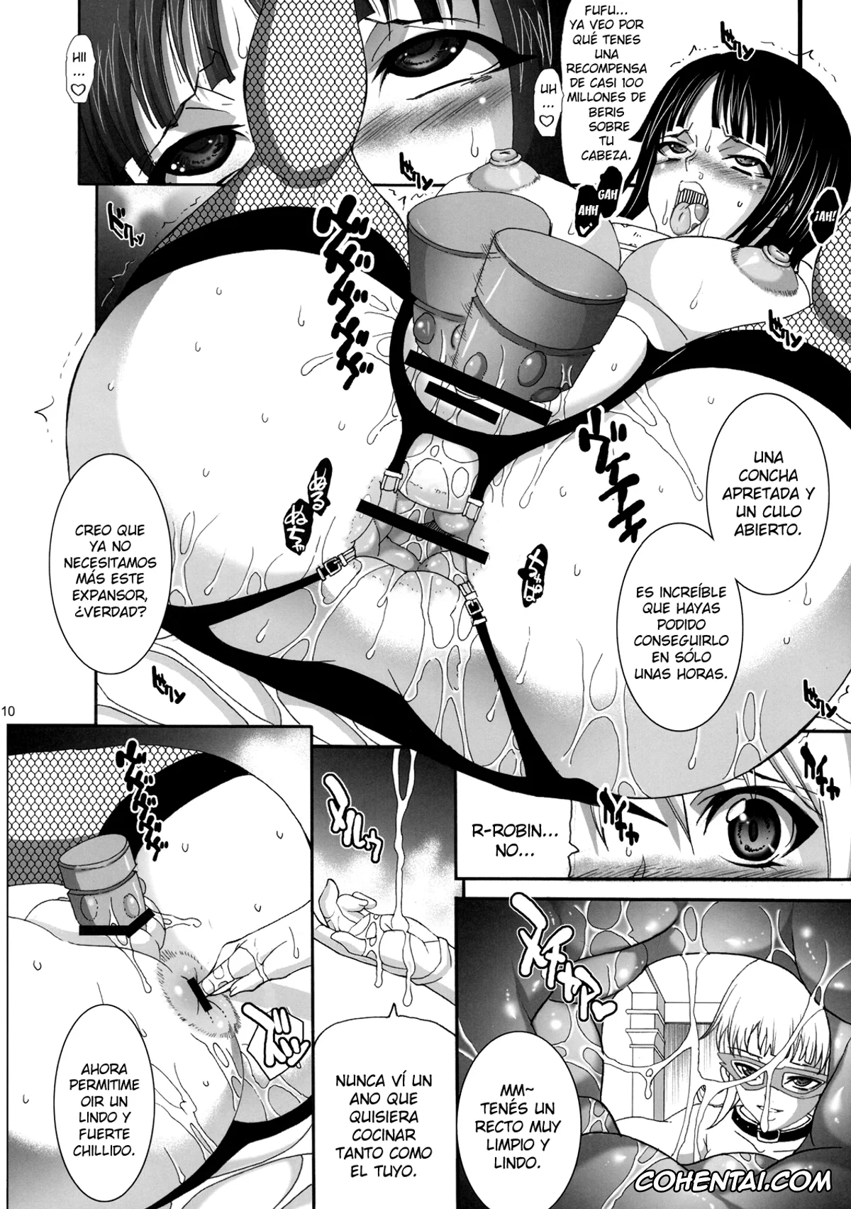 One Piece hentai, Marguerite hentai, Nami hentai, Nico Robin hentai, Saint Shalulia hentai, Shalria Rosward hentai, Dai Auction Kaijou (One Piece), pagina 9