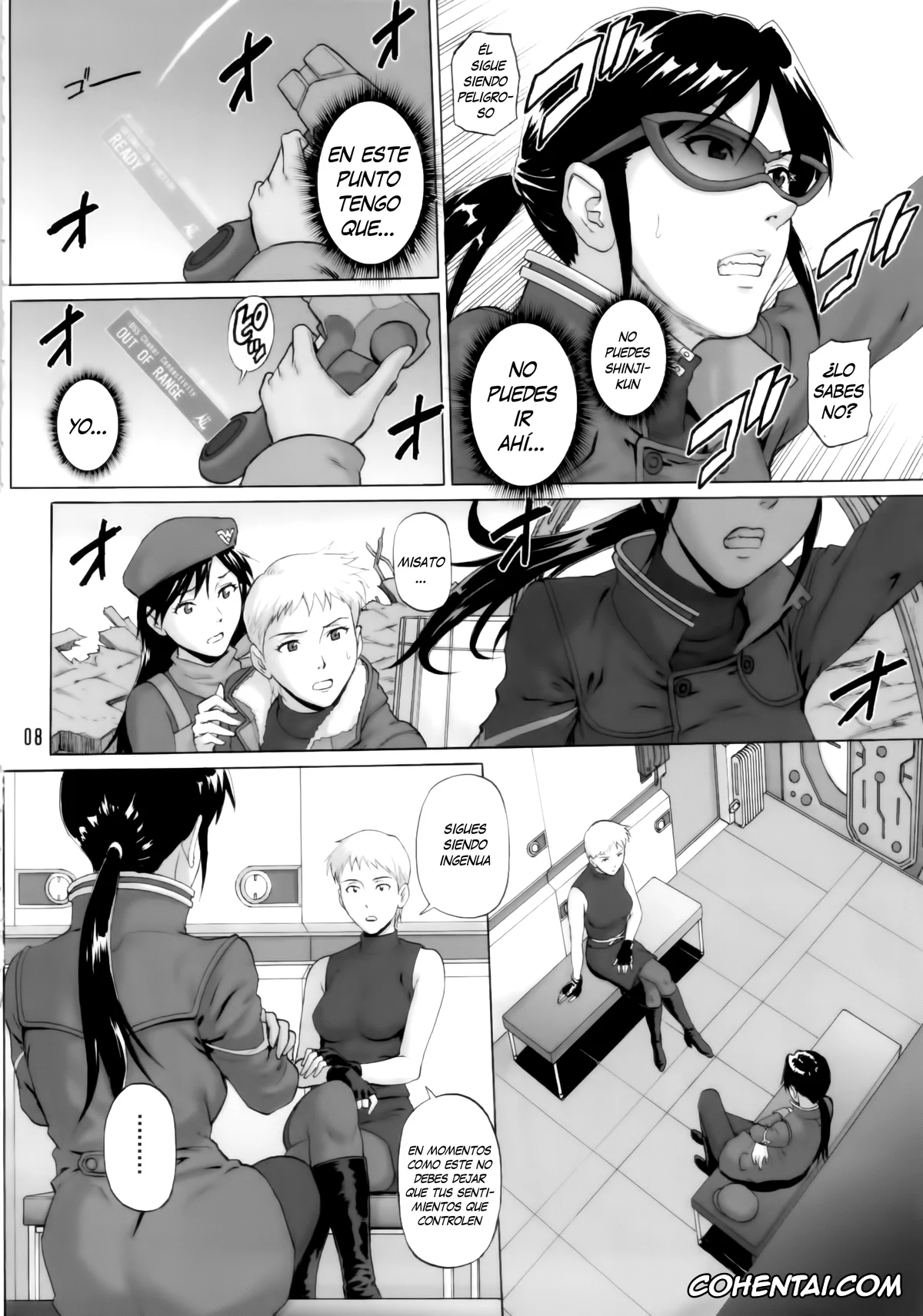 Neon Genesis Evangelion xxx, Misato Katsuragi xxx, Ritsuko Akagi xxx, Shinji Ikari xxx, Henai Shikoushou (Neon Genesis Evangelion), pagina 7