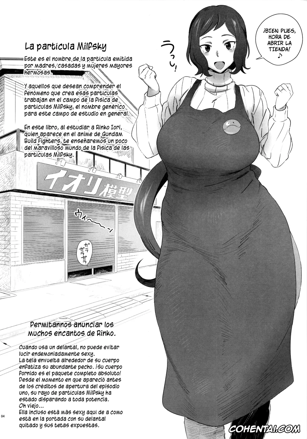 Gundam Build Fighters xxx, Rinko Iori xxx, Abradeli Kamitaba No. 15 Yasashii Milfsky Ryuushi Butsurigaku | Abradeli Kami No.15 Fisica de Particulas Milfsky (Gundam Build Fighters), pagina 4