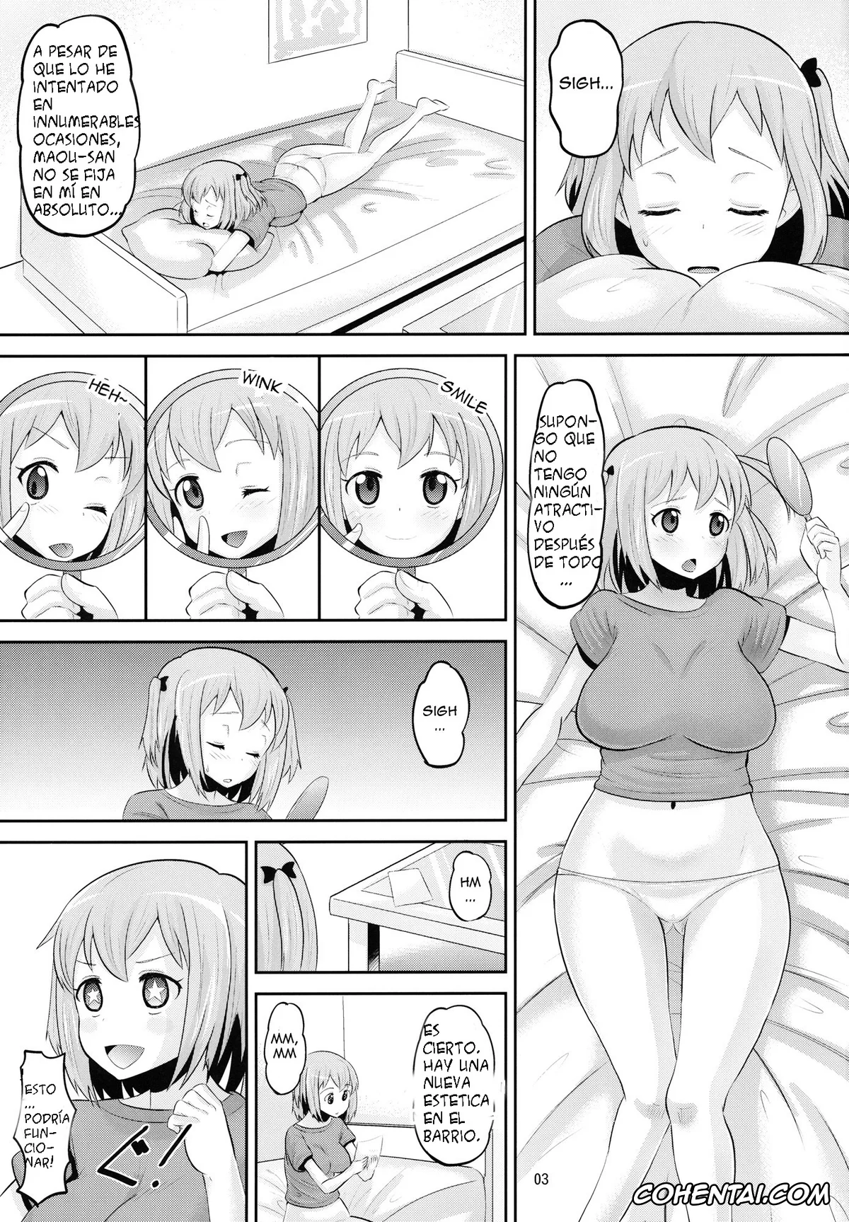 Hataraku Maou-sama! porno, Chiho Sasaki porno, Chii-chan Mesu-ka Keikaku (Hataraku Maou-sama!), pagina 2